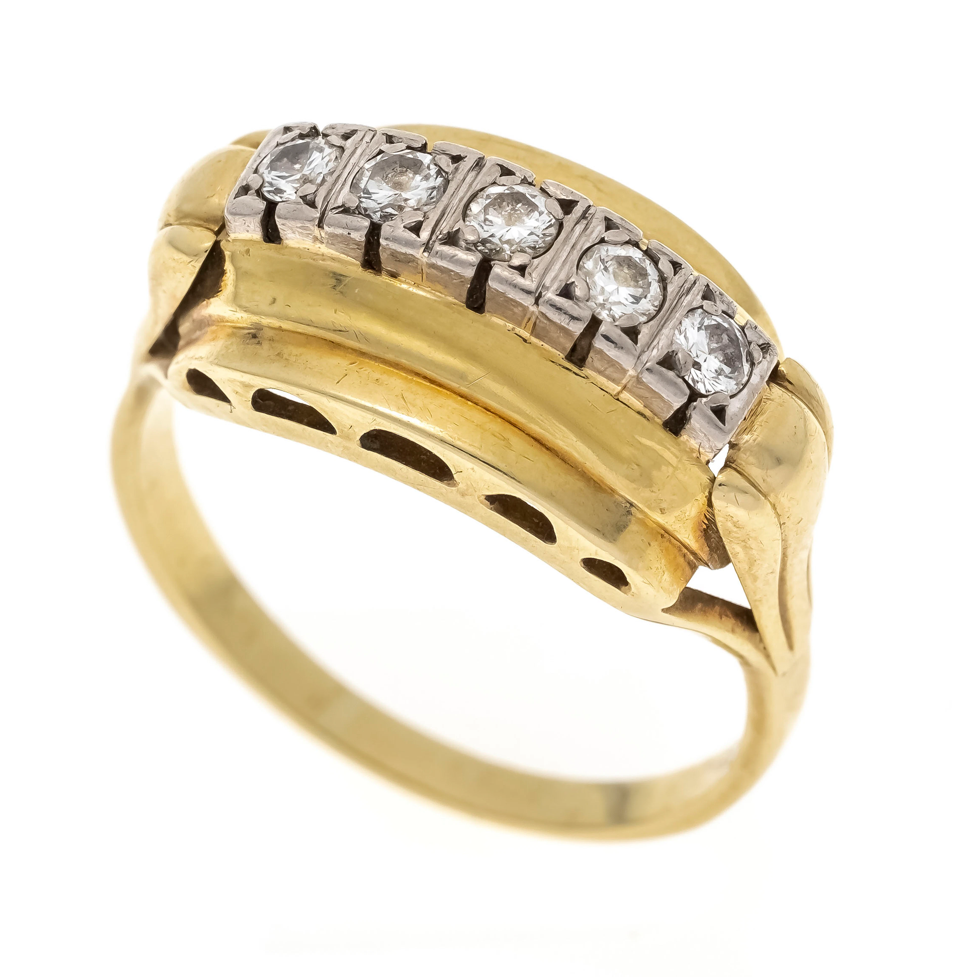 Riviére Brillant-Ring um 1940 GG/