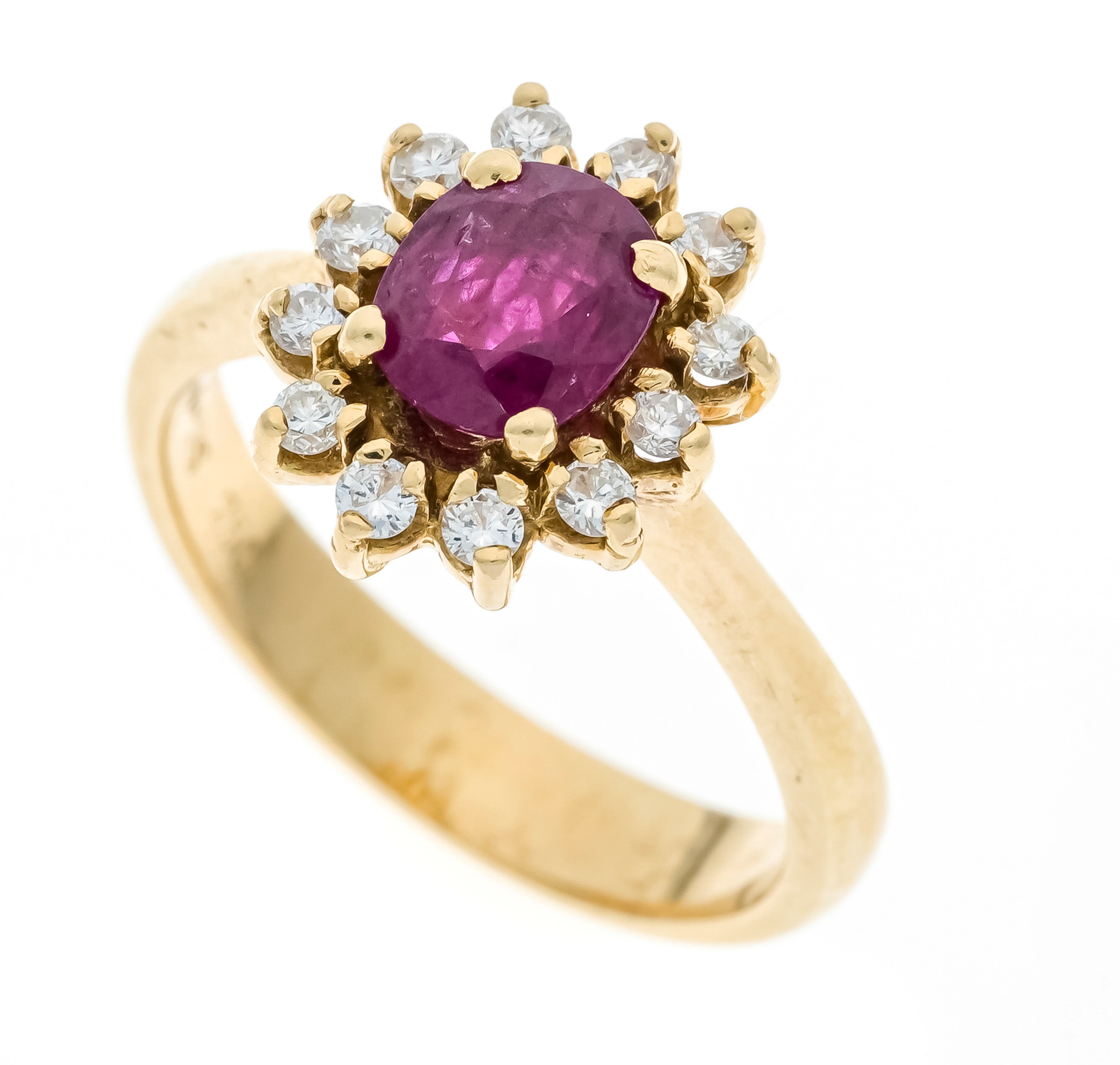Rubin-Brillant-Ring GG 750/000 mi
