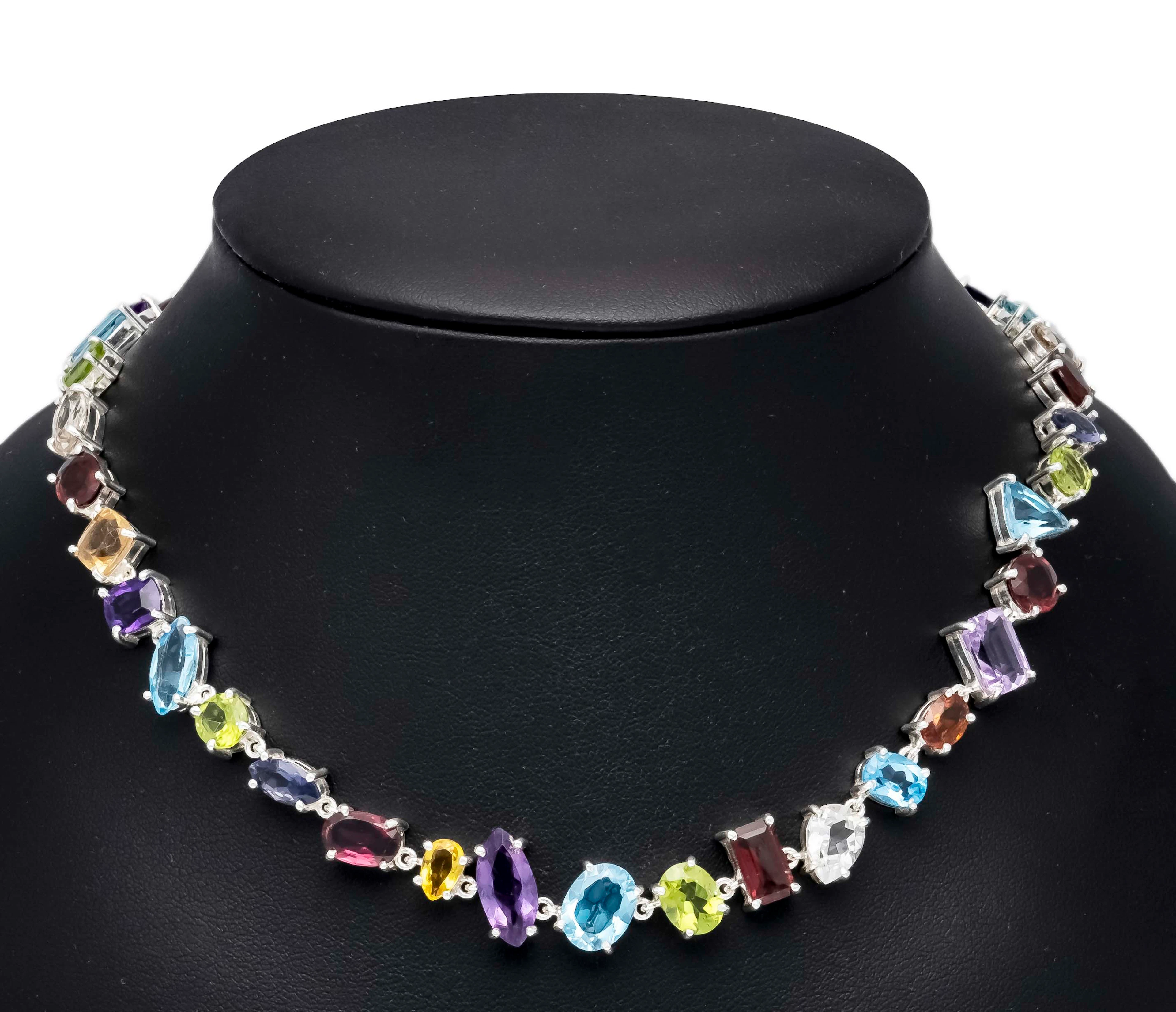 Cocktail-Collier Silber 925/000 m