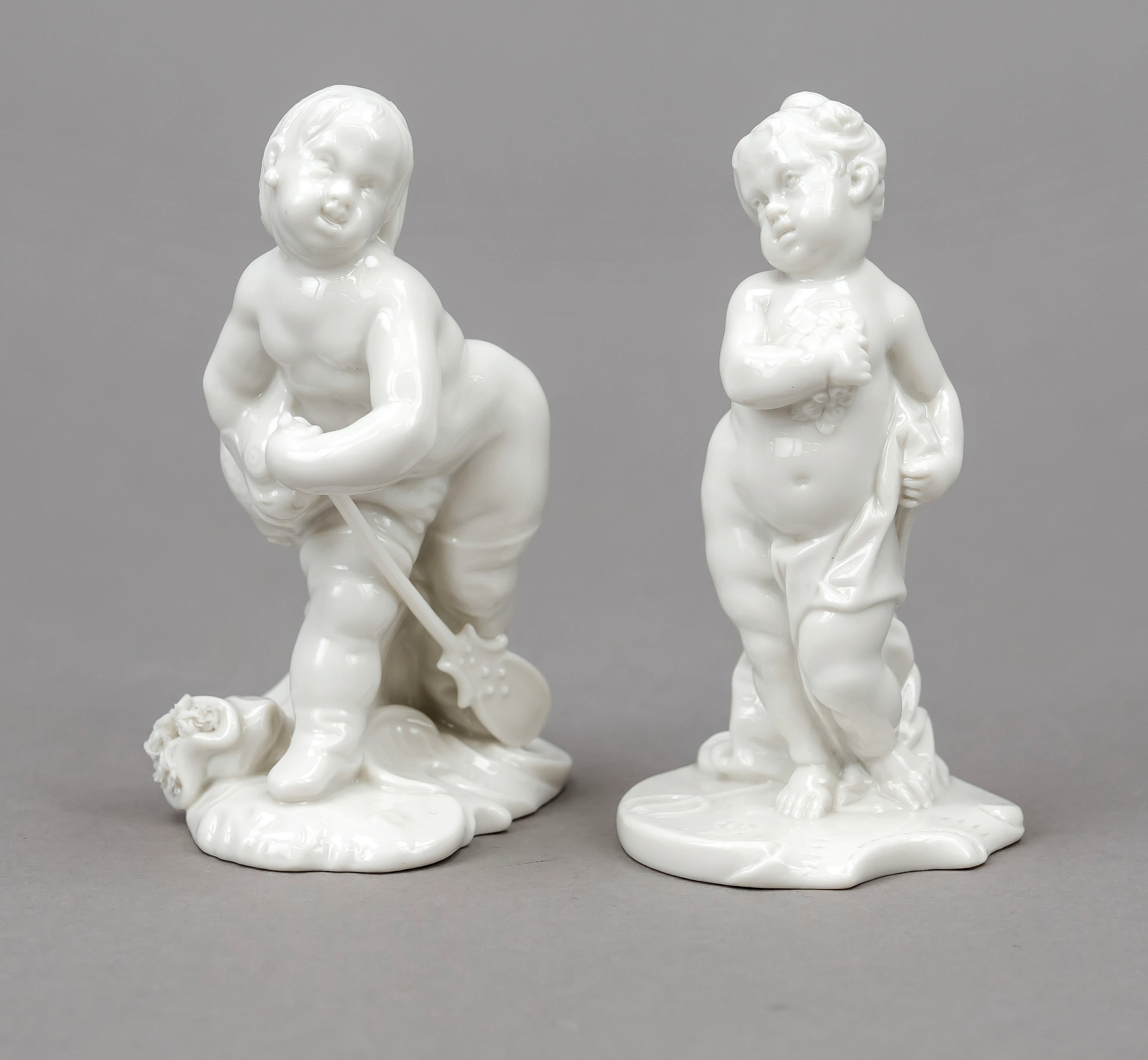 2 Figuren, Nymphenburg, 20. Jh.