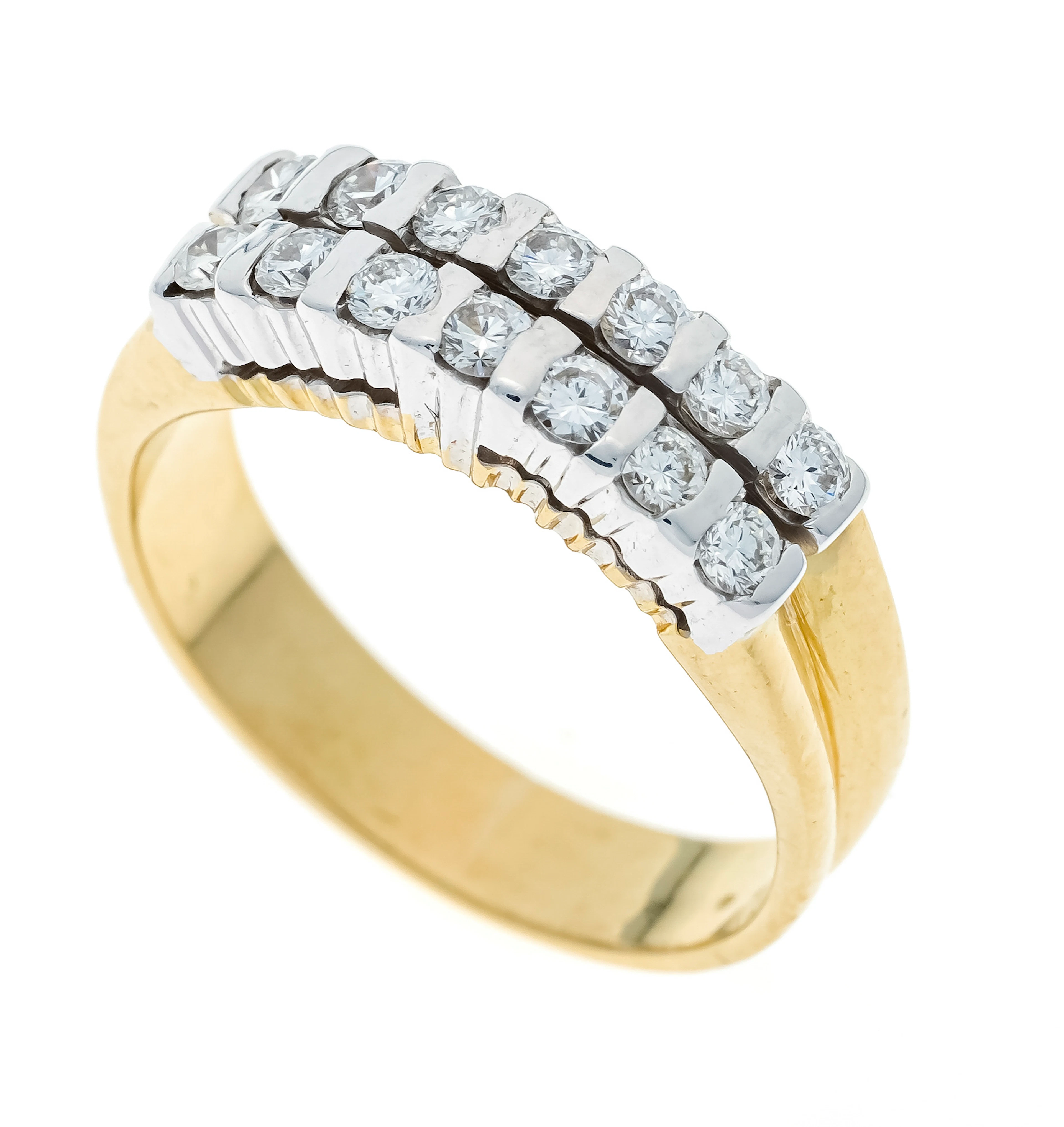 Riviére-Brillant-Ring GG/WG 750/0