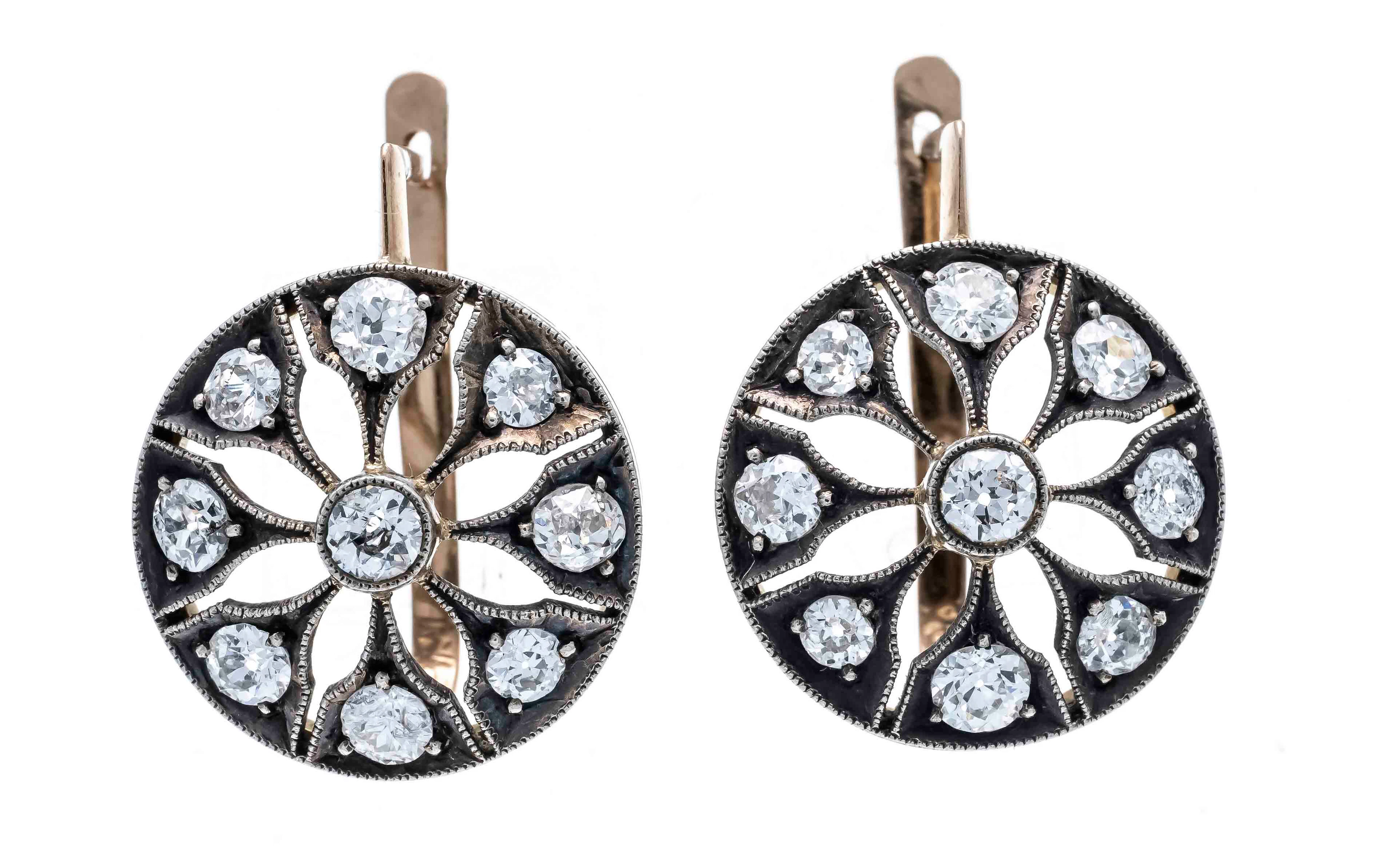 Altschliff-Diamant-Ohrringe GG 58