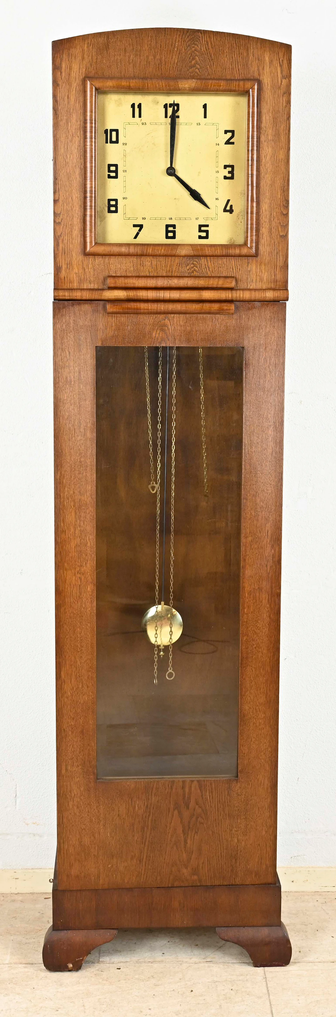 Standuhr, Art Deko, um 1920, Eich