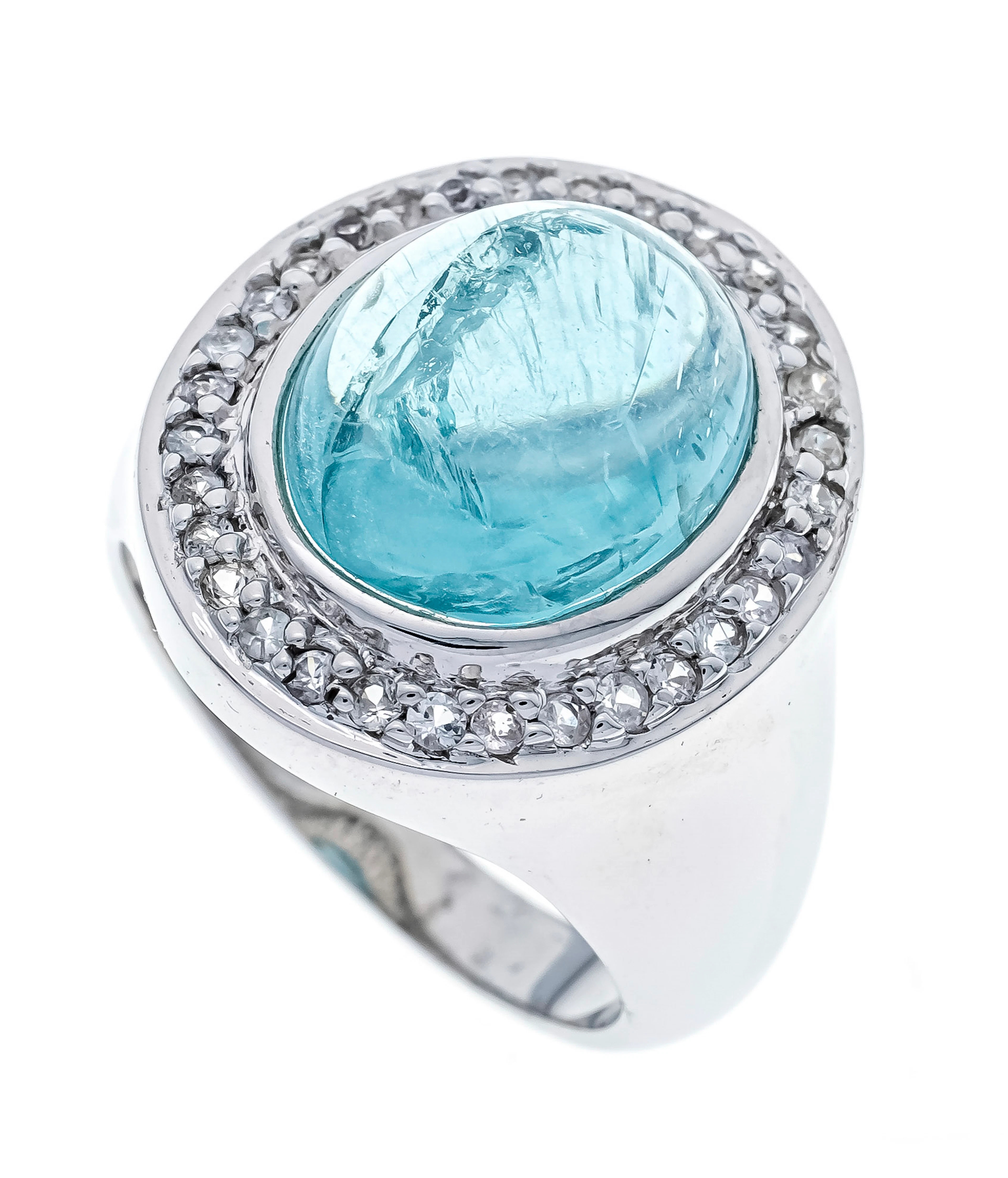 La Luna Paraiba Apatit-Ring Silbe