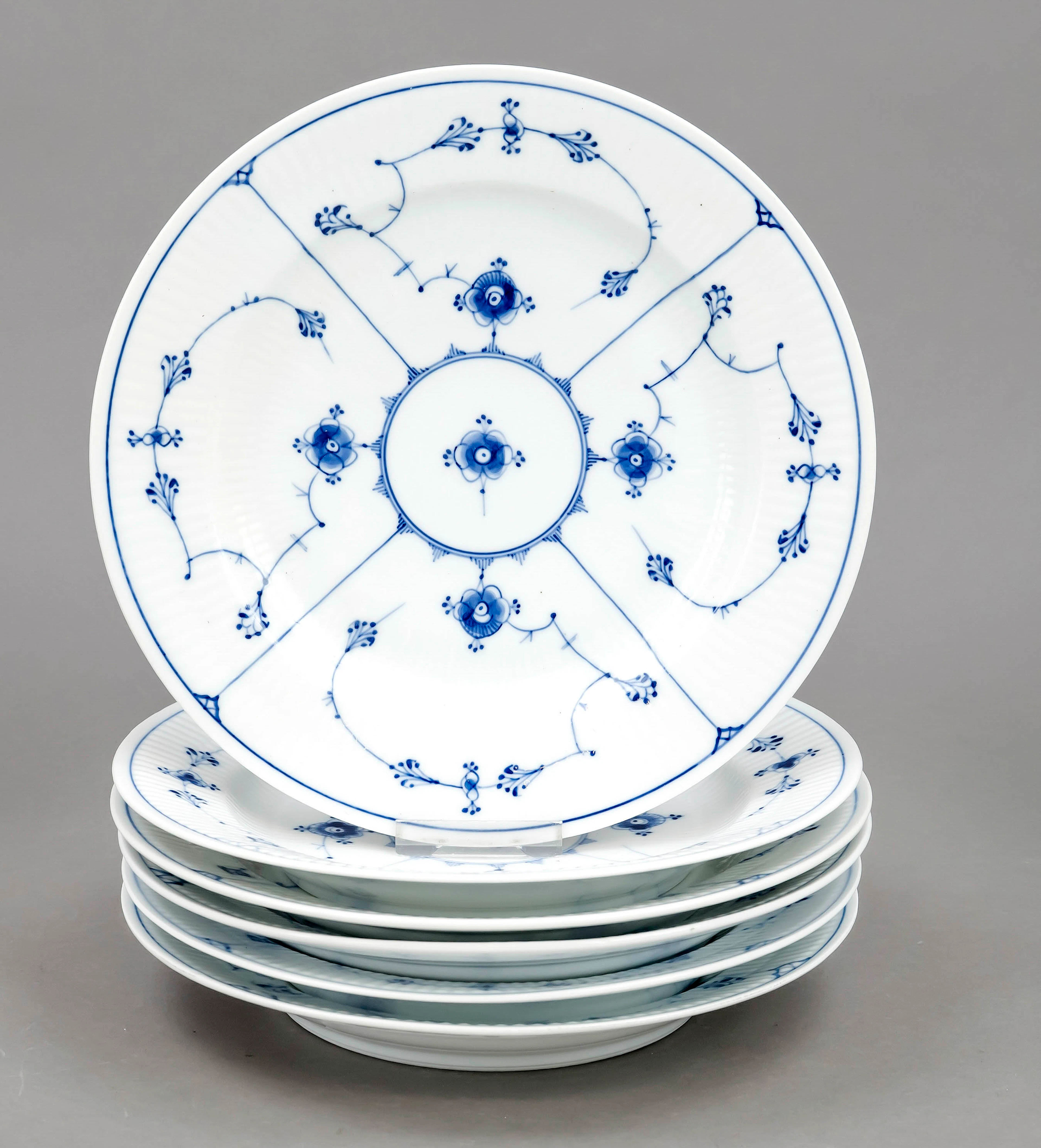 Sechs Speiseteller, Royal Copenha