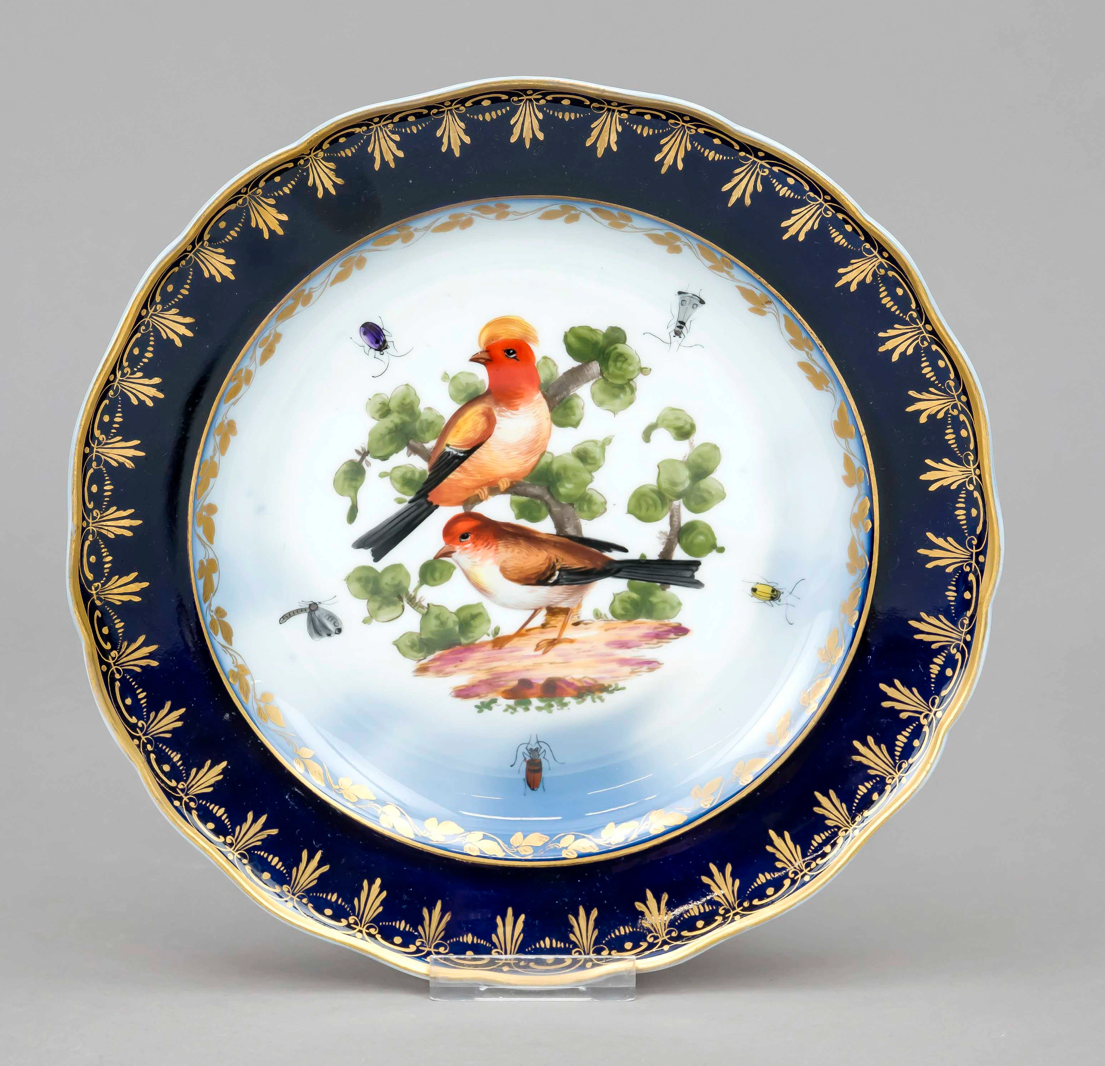 Teller, Meissen, Knaufschwerter M