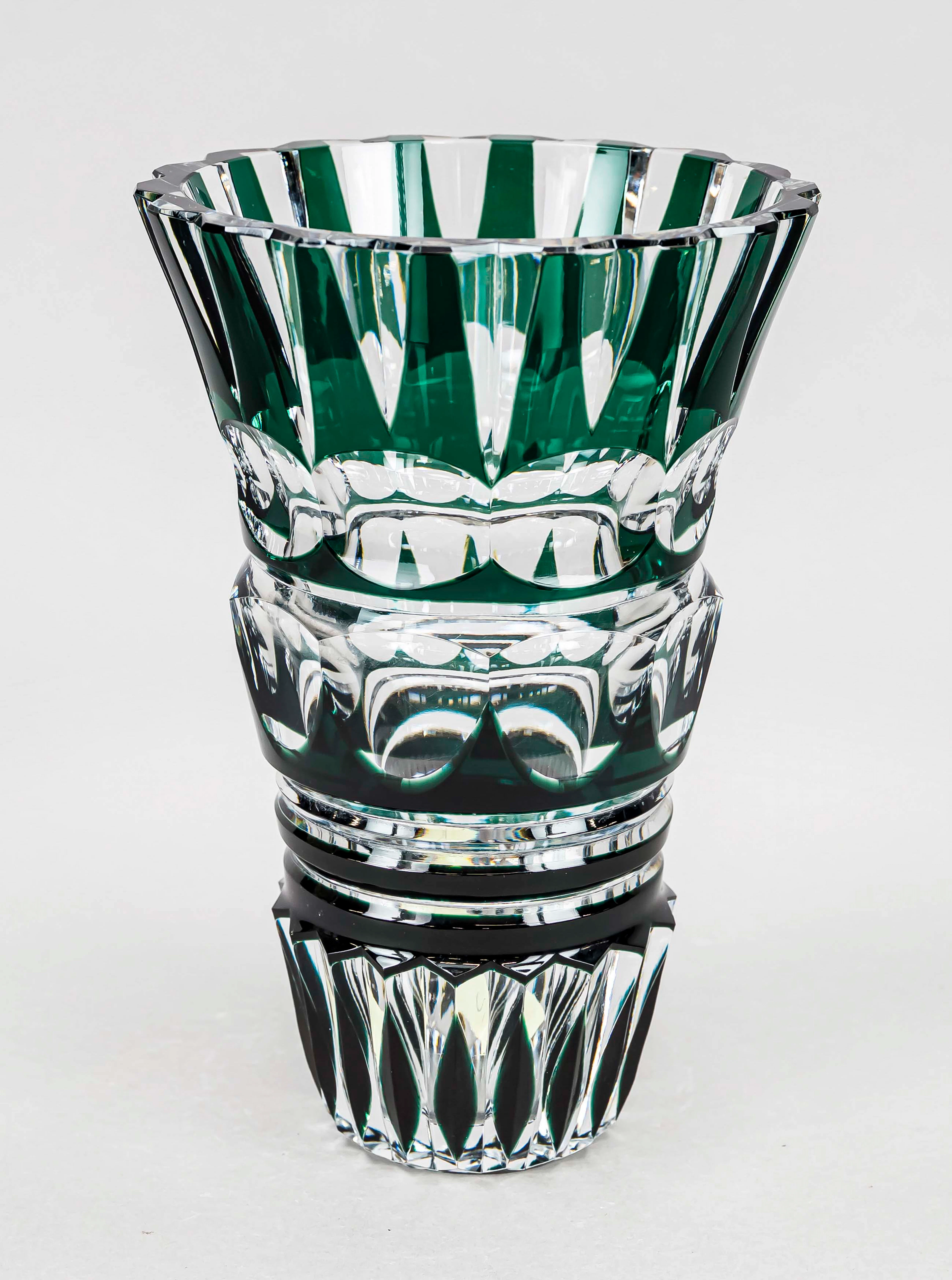 Vase, Belgien, 2. H. 20. Jh., Val