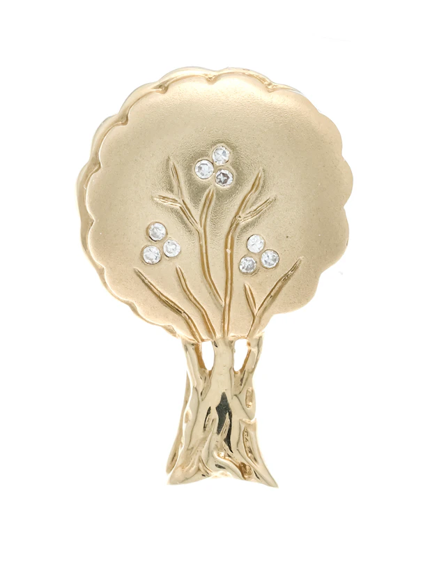 Diamant-Anhänger Baum GG 585/000