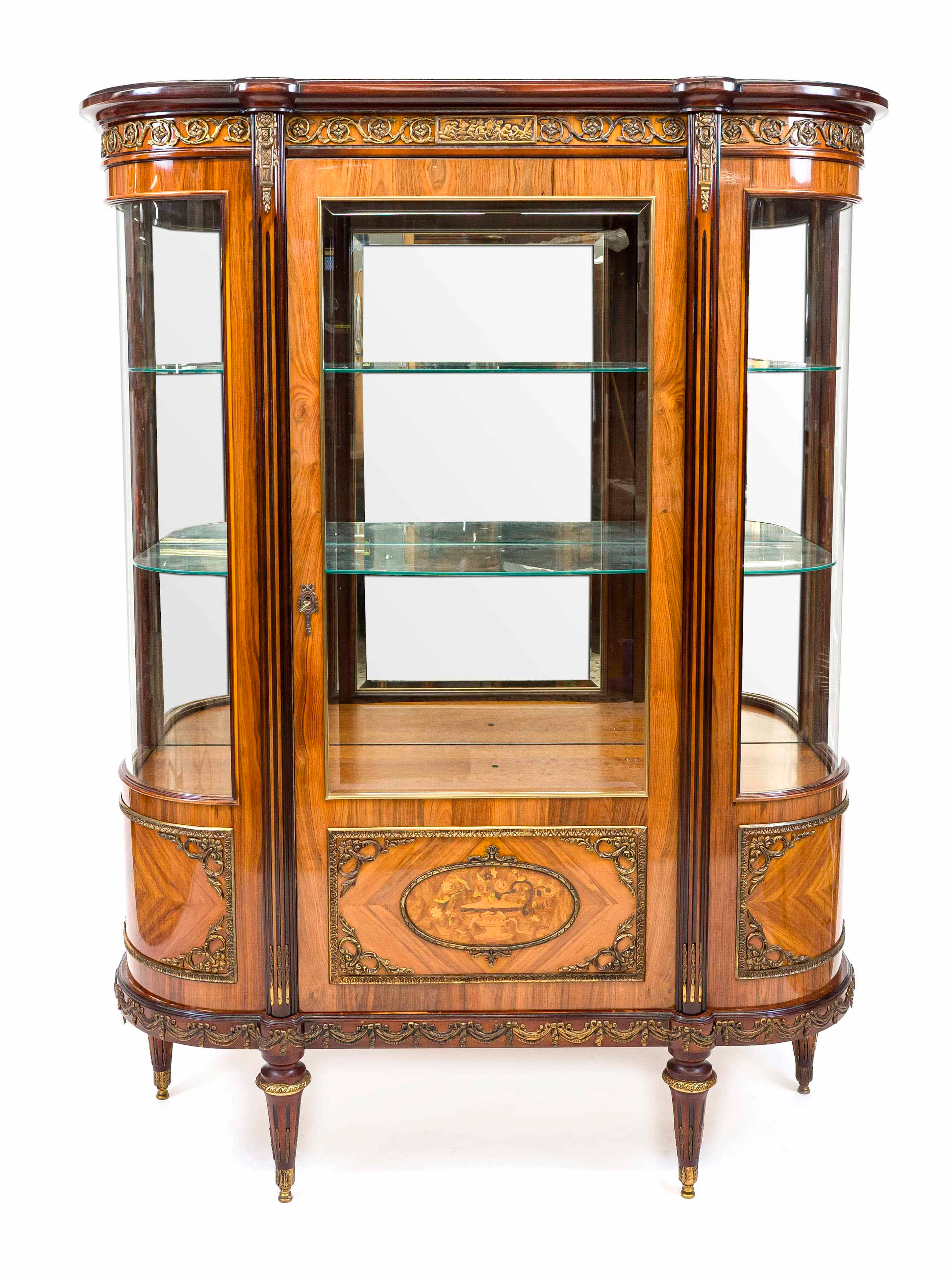 Vitrinenschrank, wohl Italien 20.