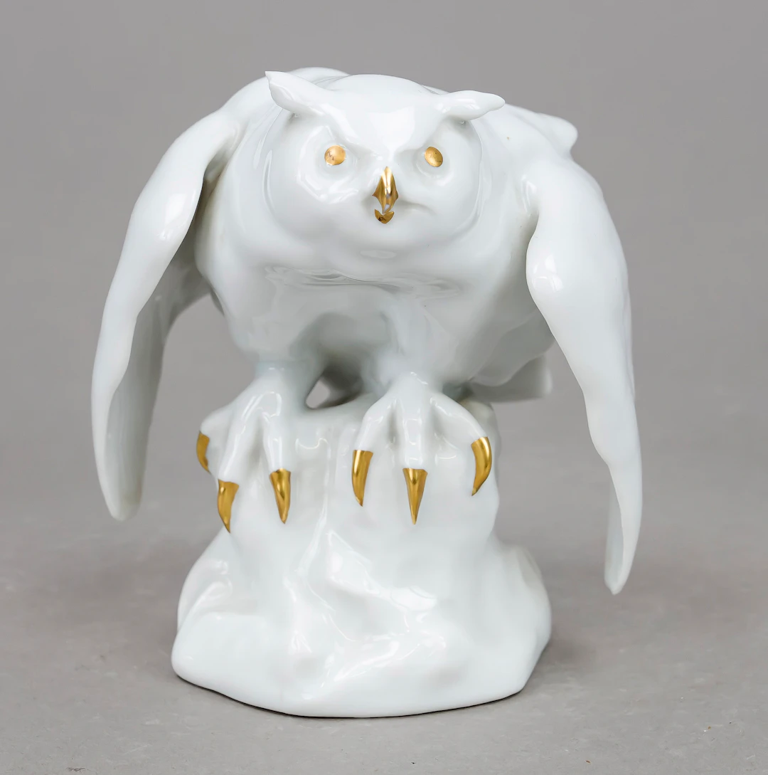 Eule auf Baumstumpf, Rosenthal, S