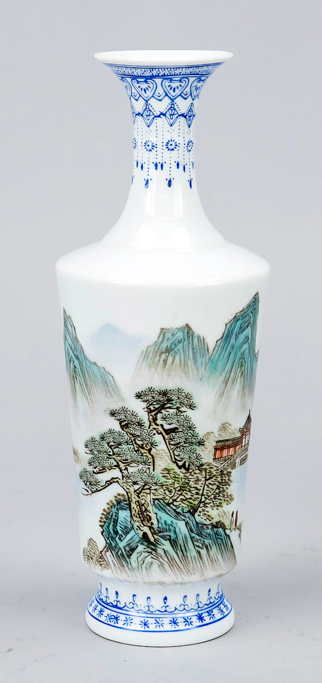Vase aus Eierschalen Porzellan, C