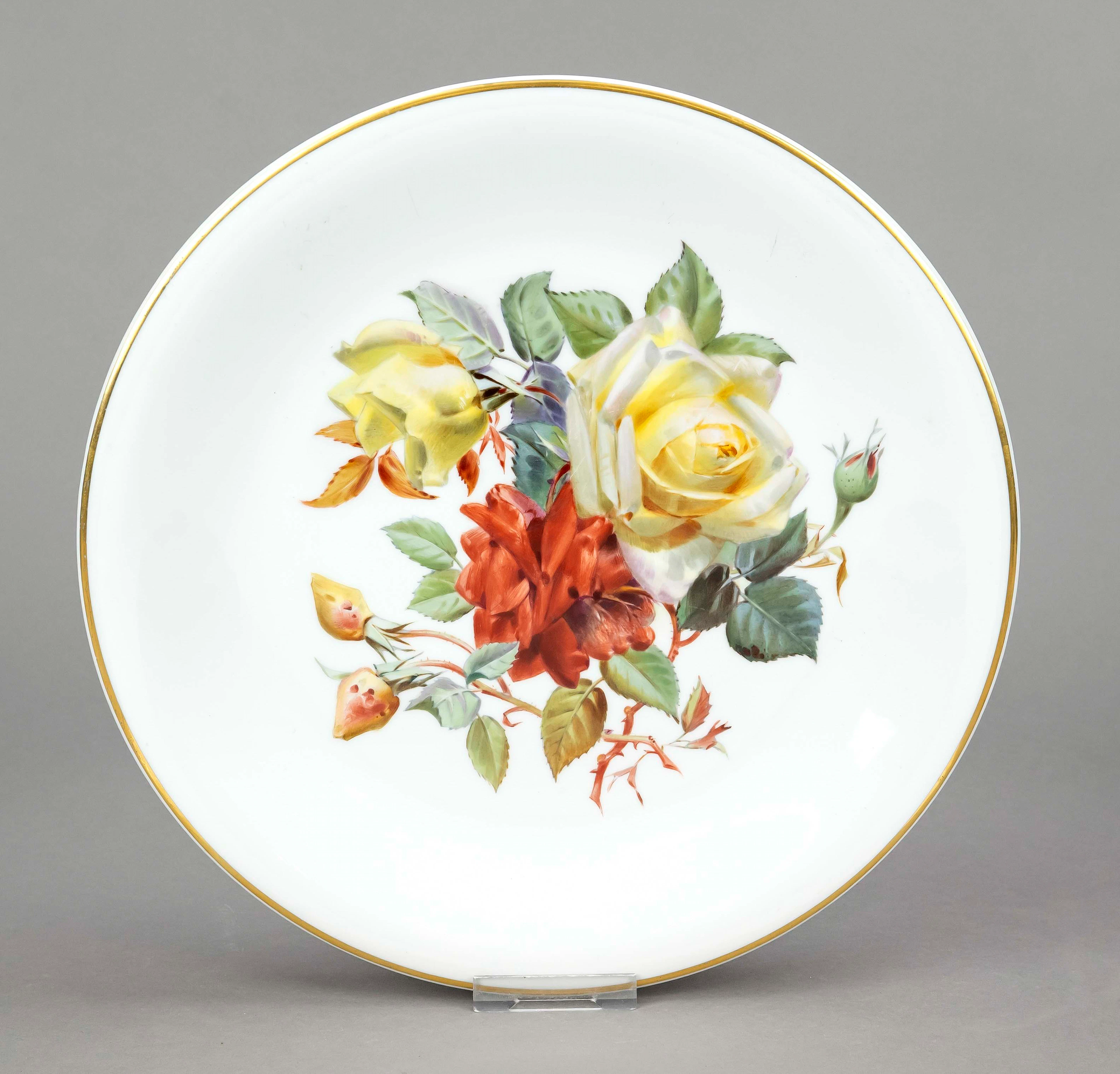 Großer Wandteller, Meissen, Marke
