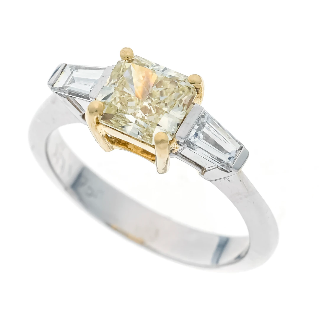 Fancy Diamant-Ring GG/WG 750/000