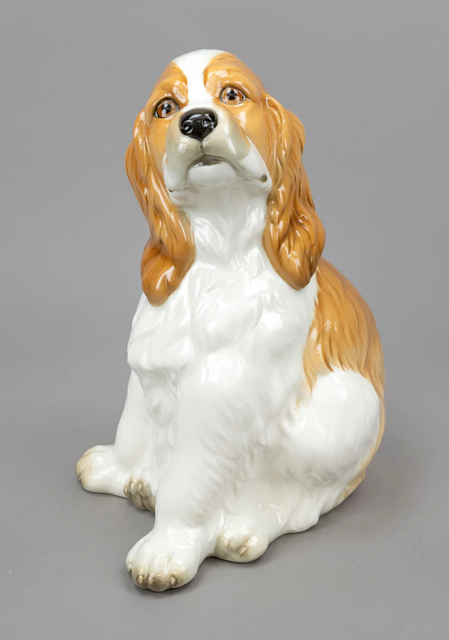 Sitzender Cocker Spaniel, Hutsche