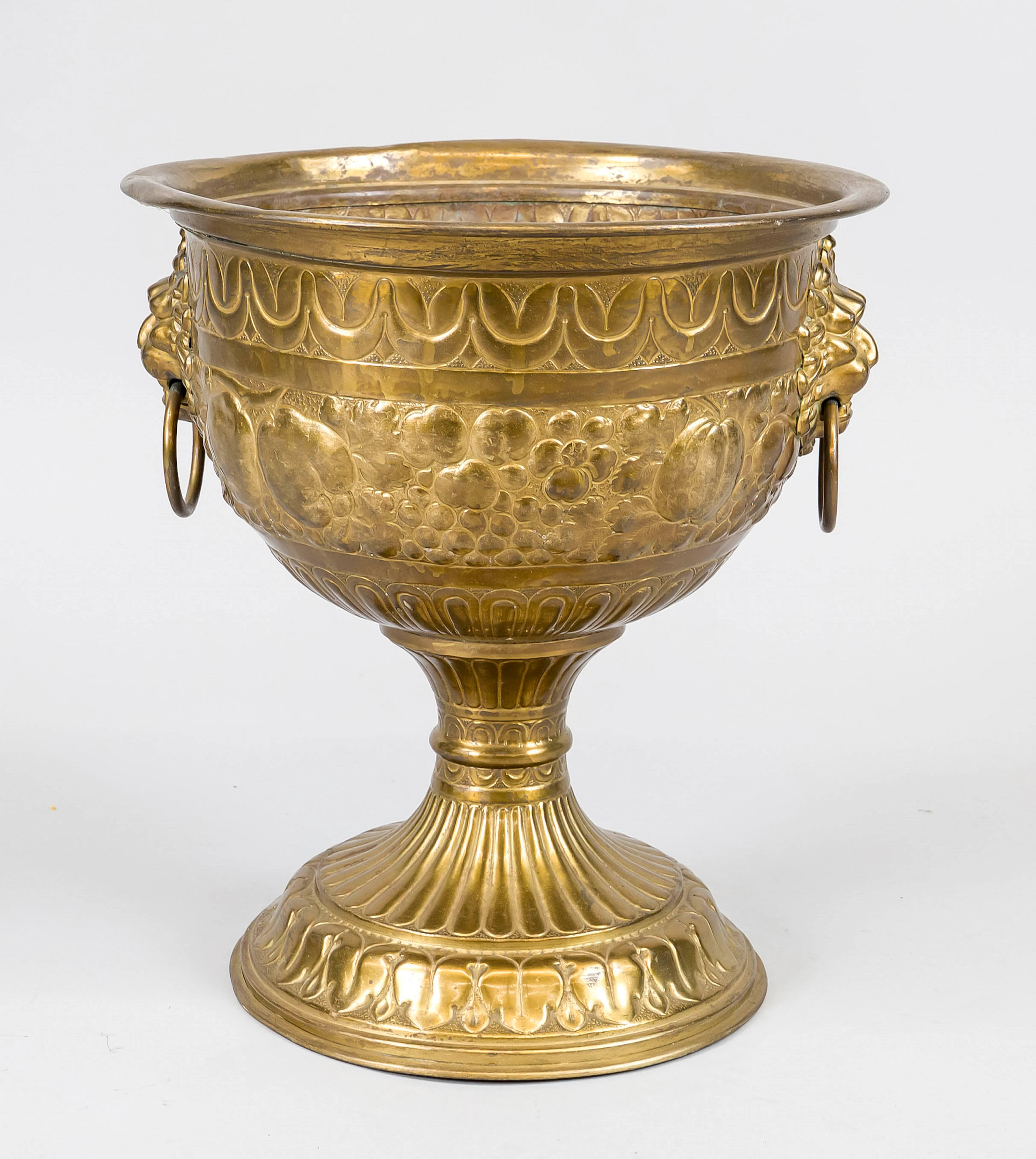 Cachepot mit Fuß, Ende 19. Jh., M