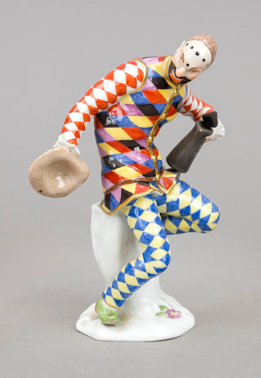 Harlekin mit Deckelkanne, Meissen
