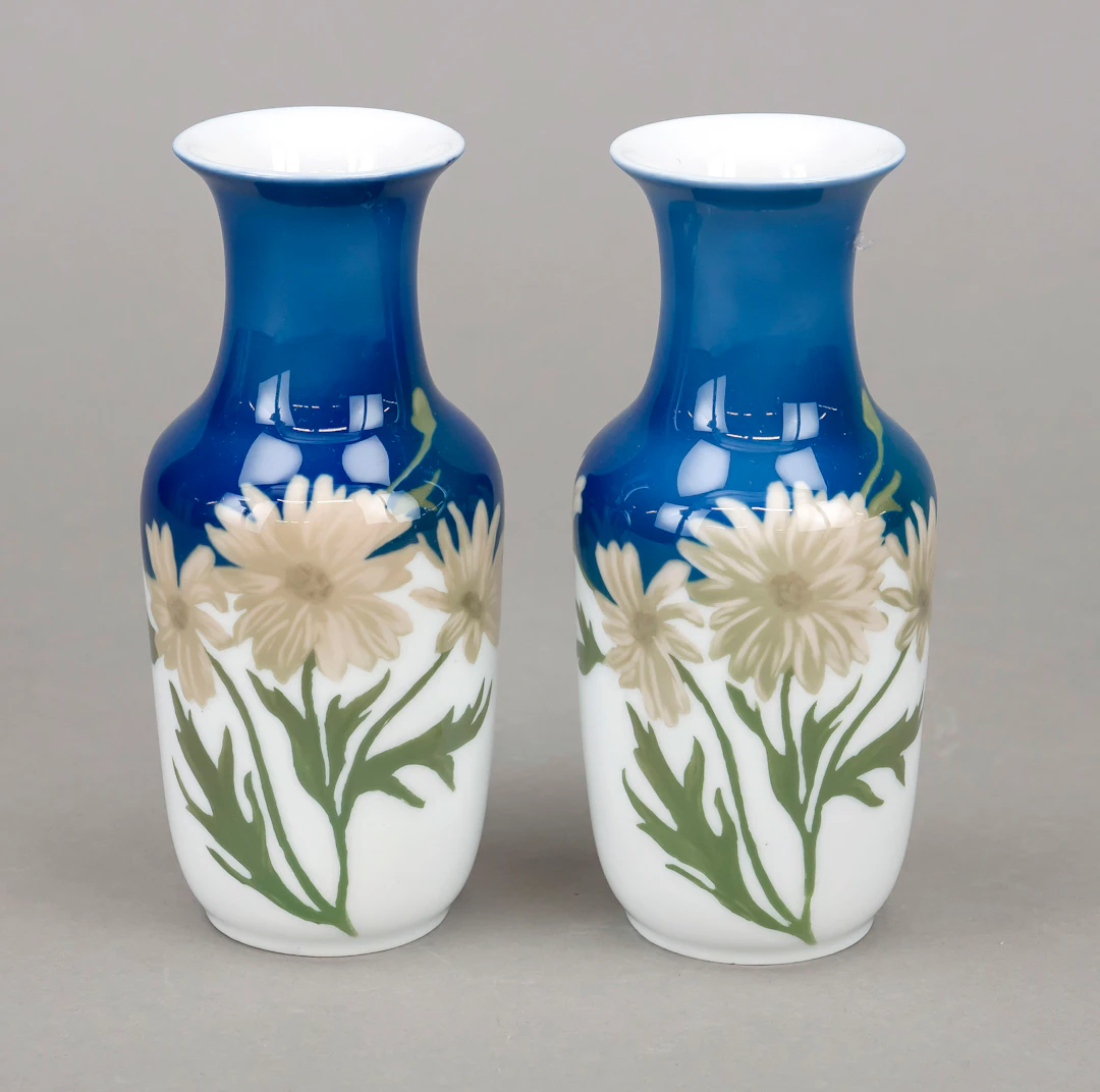 Paar Jugendstil-Vasen, Rosenthal