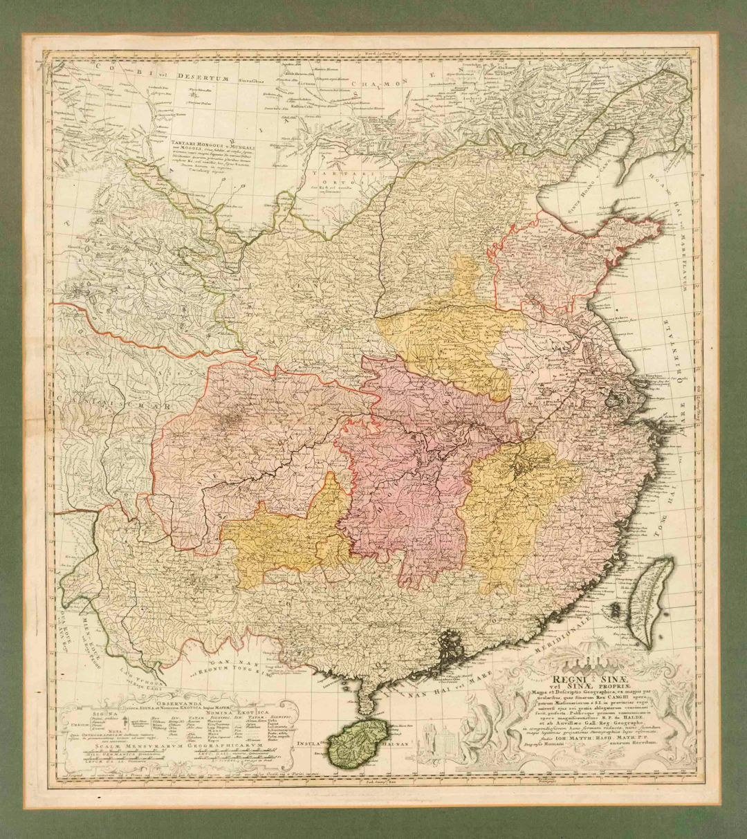 Historische Karte von China -- ''