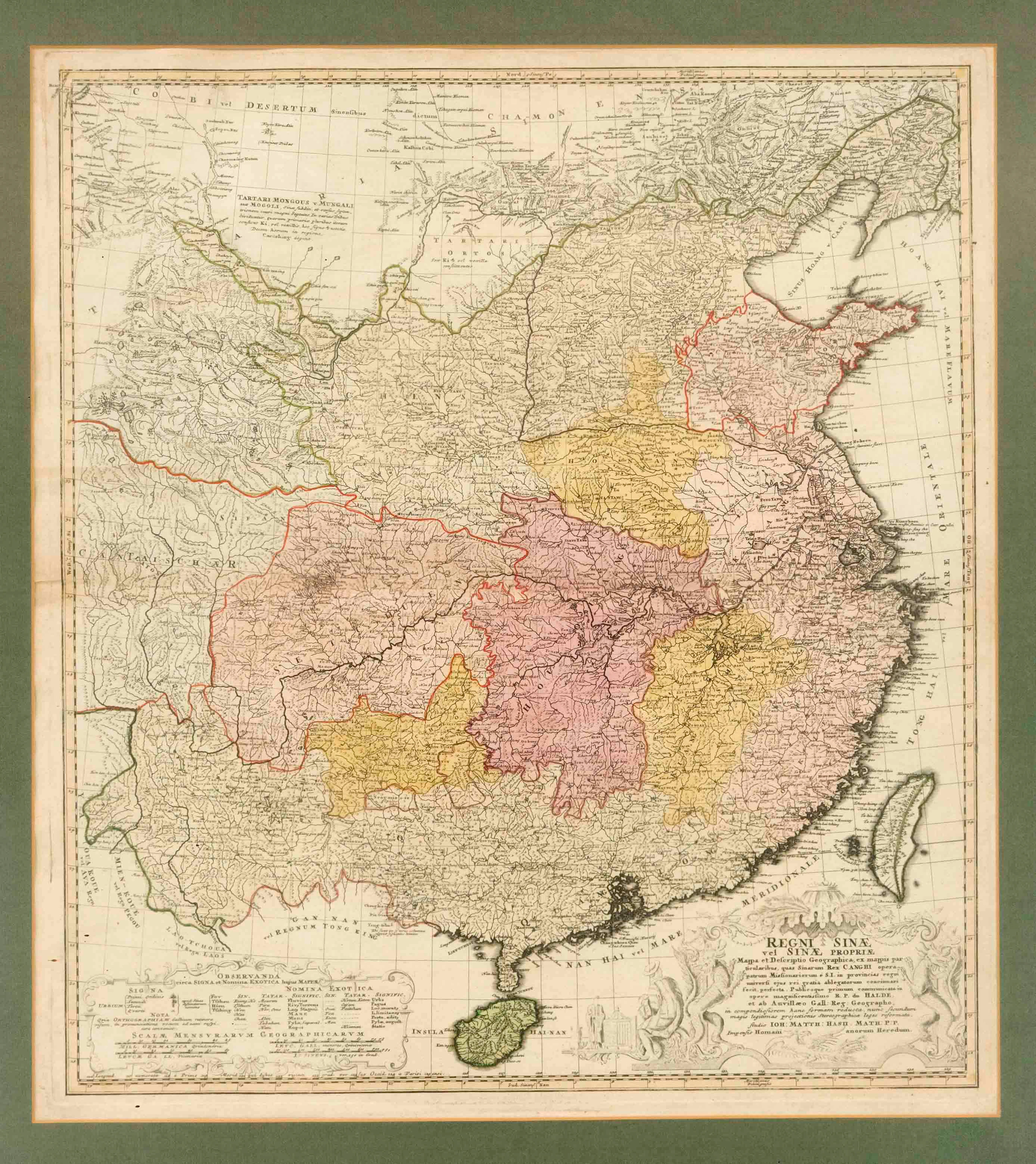 Historische Karte von China -- ''