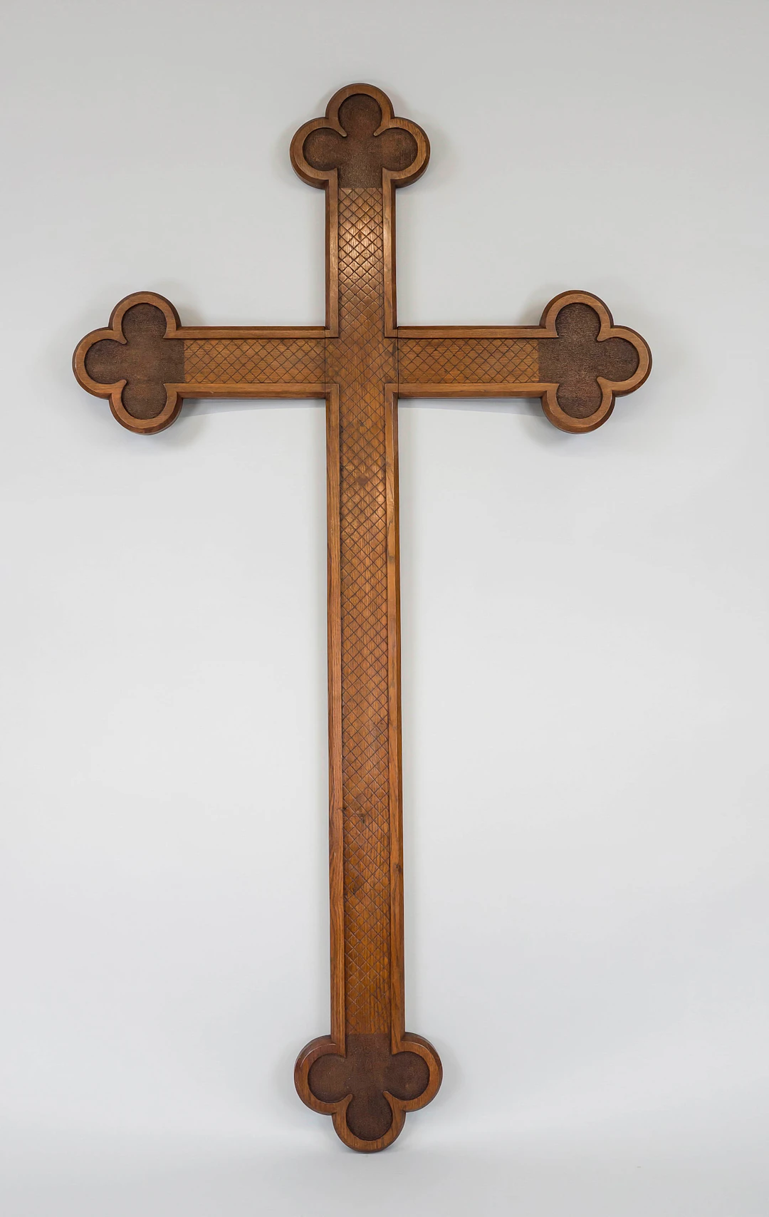 Großes Kreuz, 19./20. Jh., Eiche.