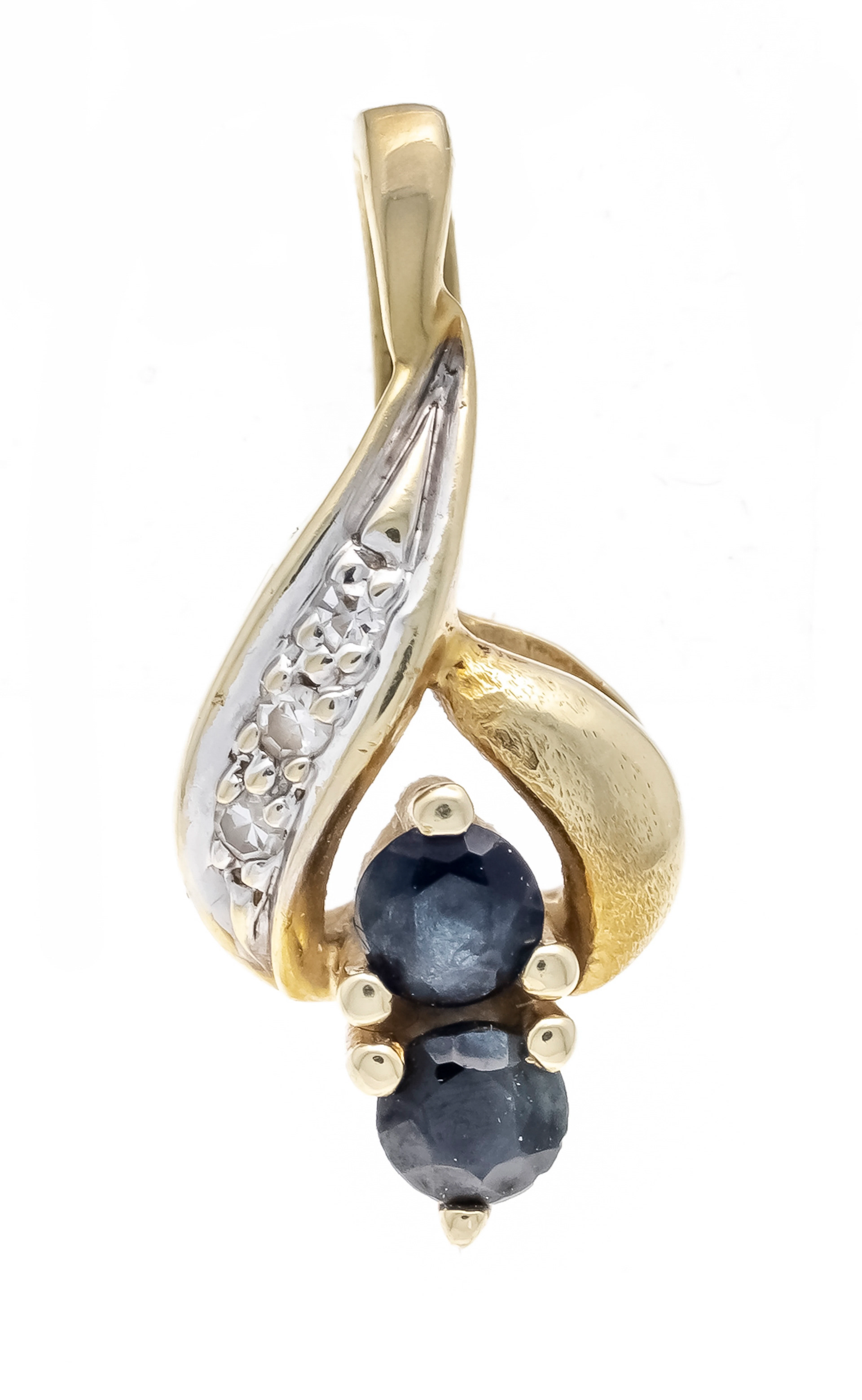 Saphir-Diamant-Anhänger GG/WG 585