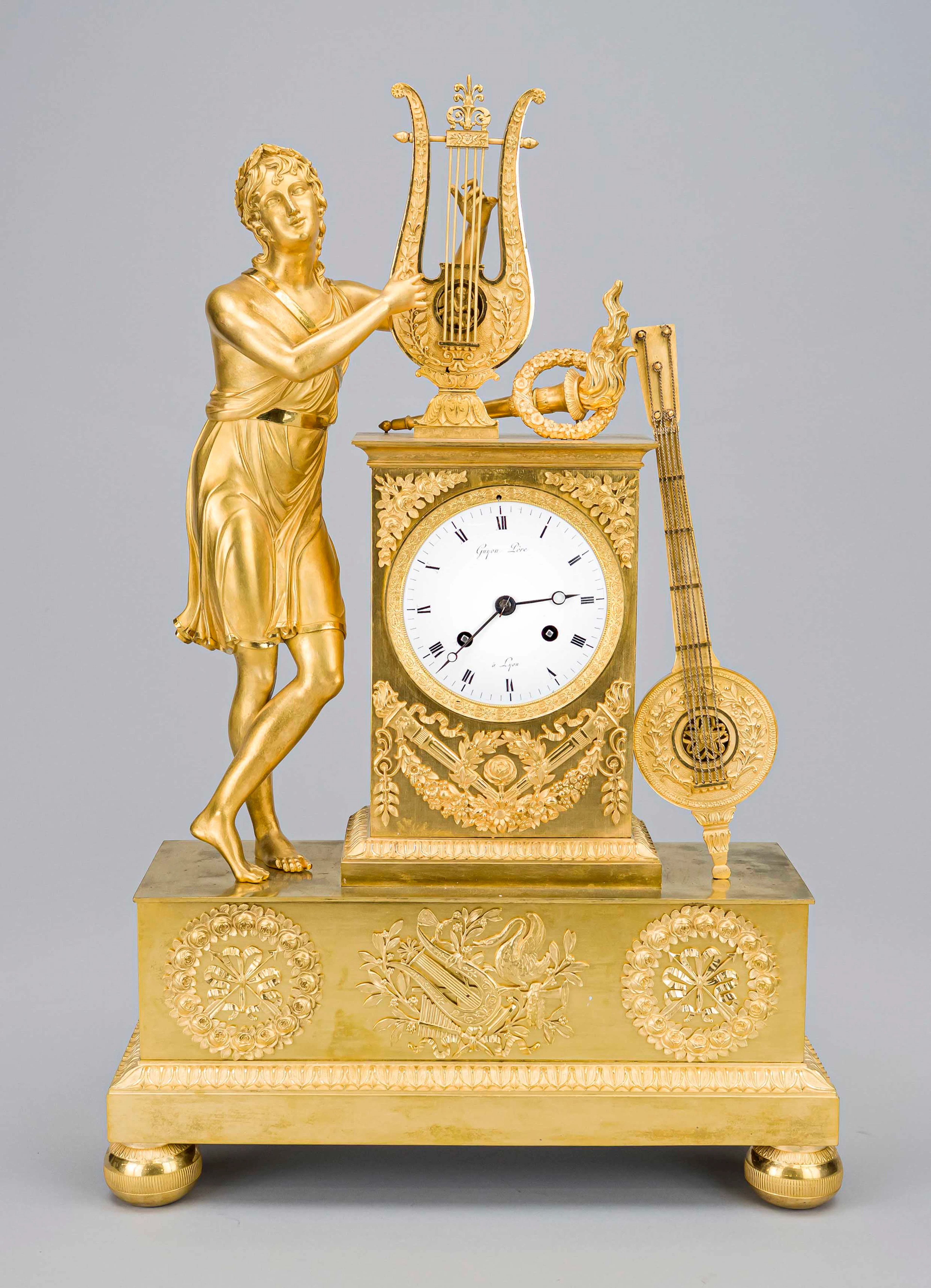 Empire - Figurenpendule, Frankrei