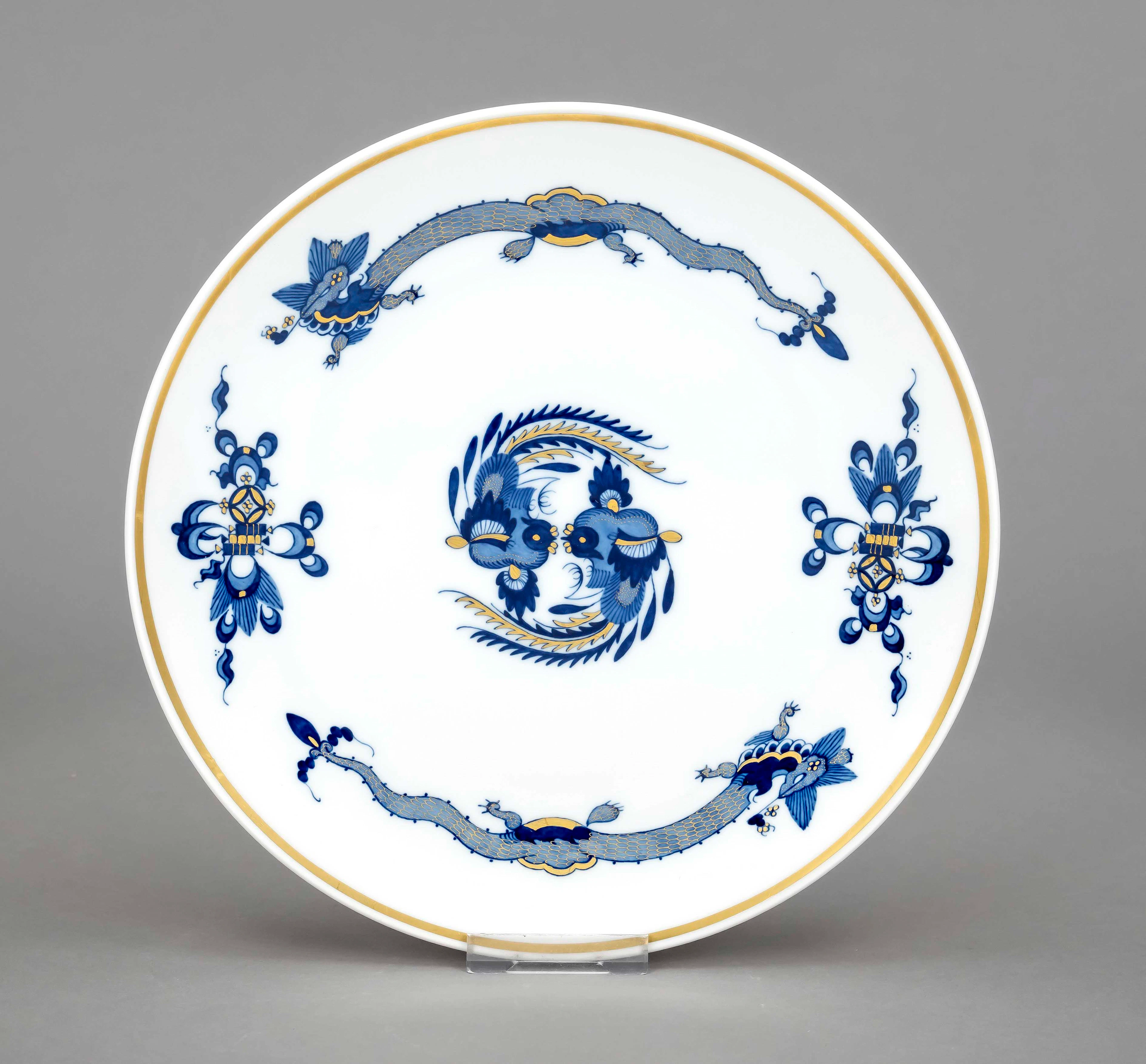 Wandteller, Meissen, um 1980, 1.