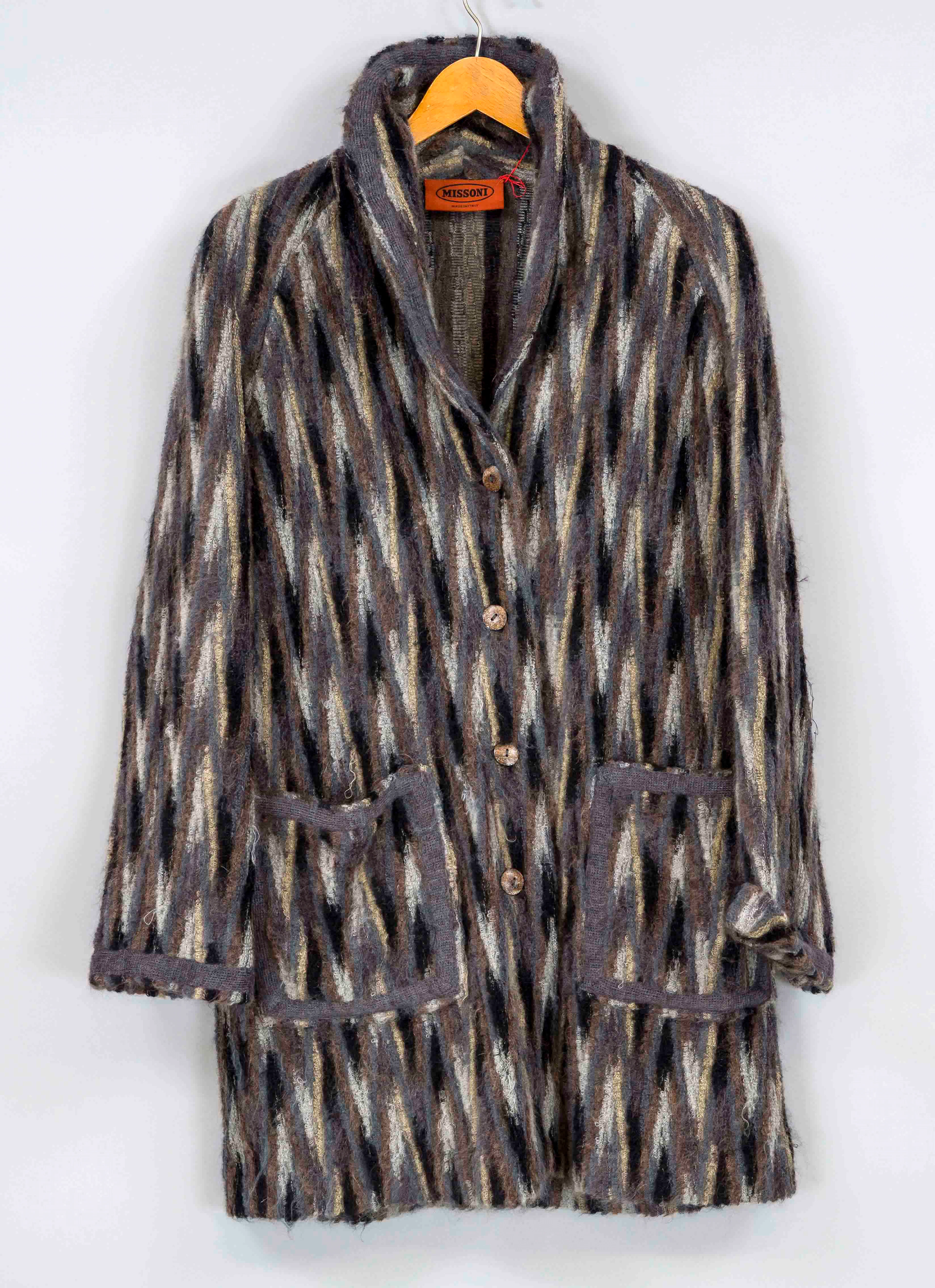Missoni, mehrfarbiger Strickmante