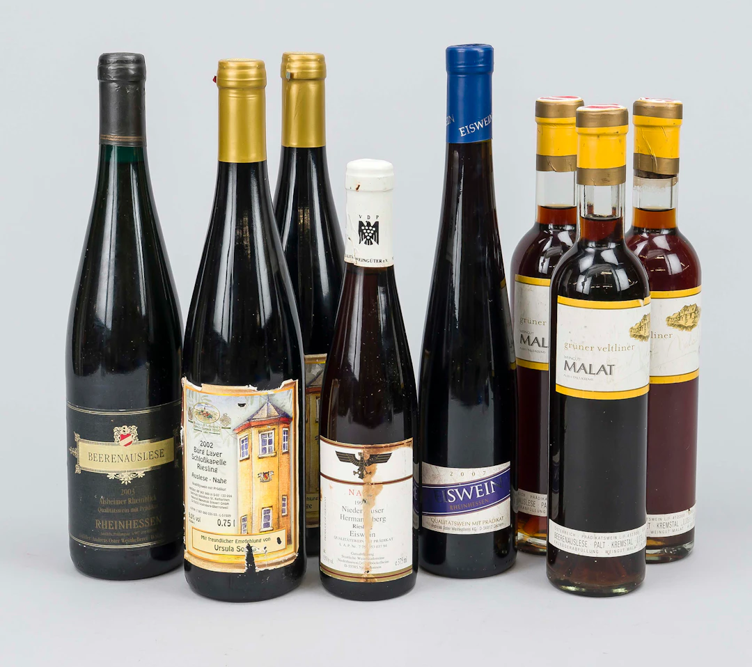 8 Flaschen Wein, 20./21. Jh. U.a.