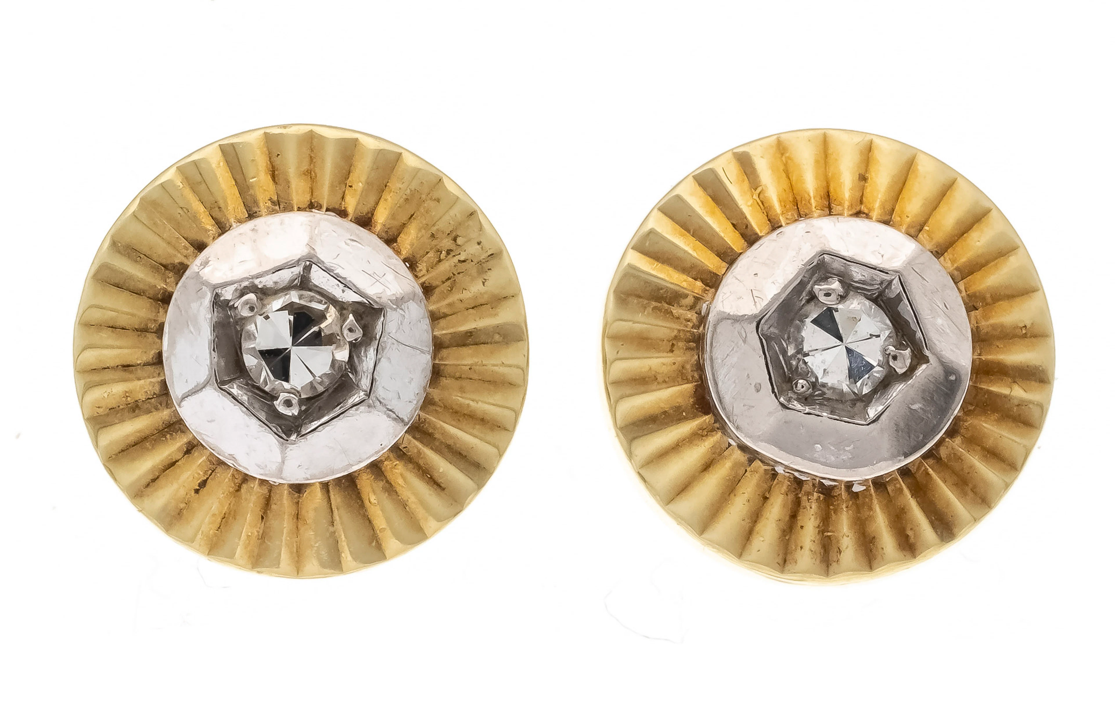Diamant-Ohrstecker GG/WG 585/000