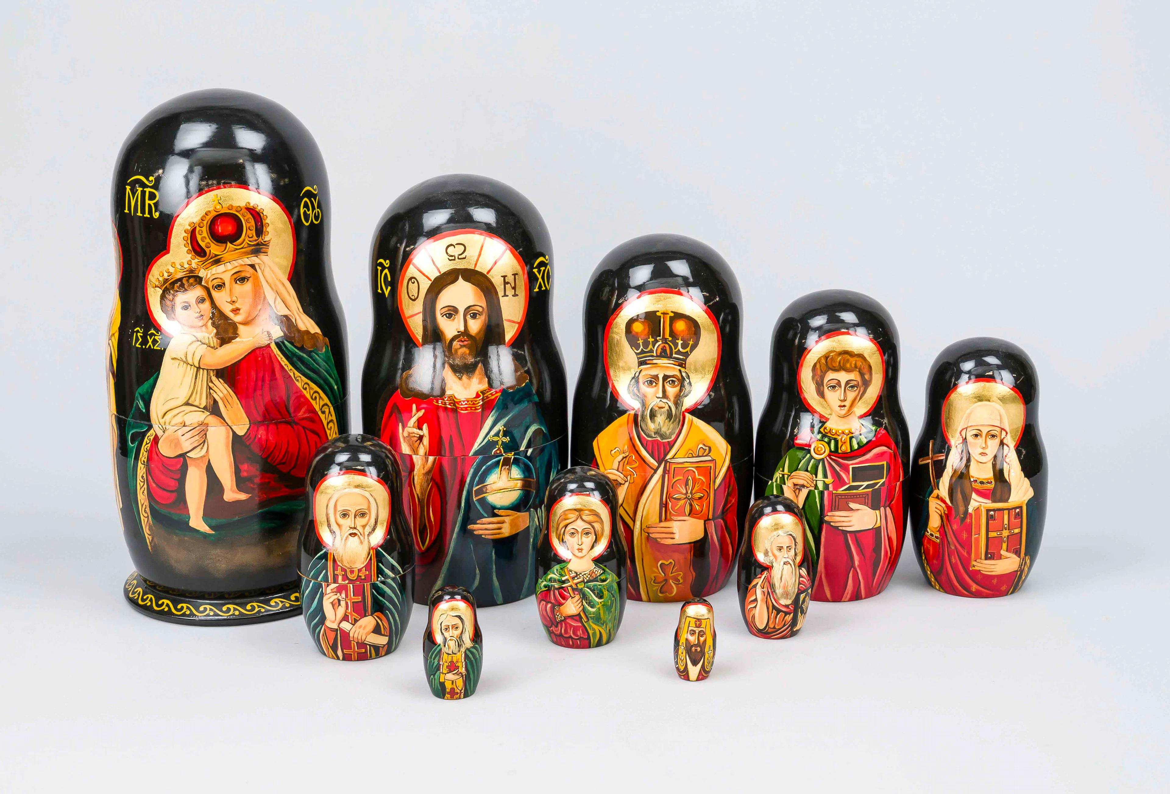 Sehr großes Matroschka-Puppen-Set