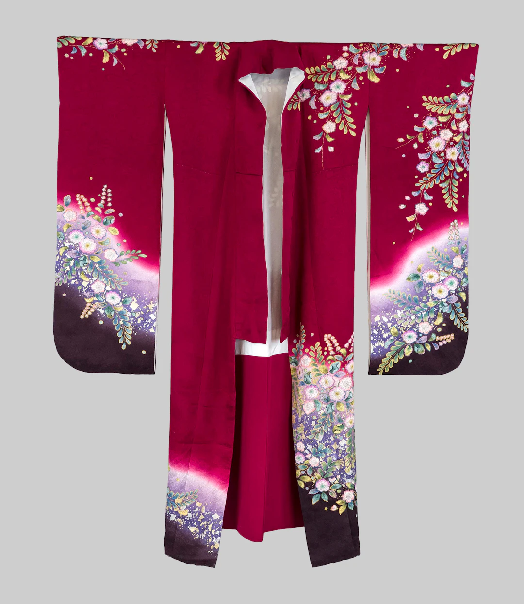 Furisode (Frauenkimono), Japan um