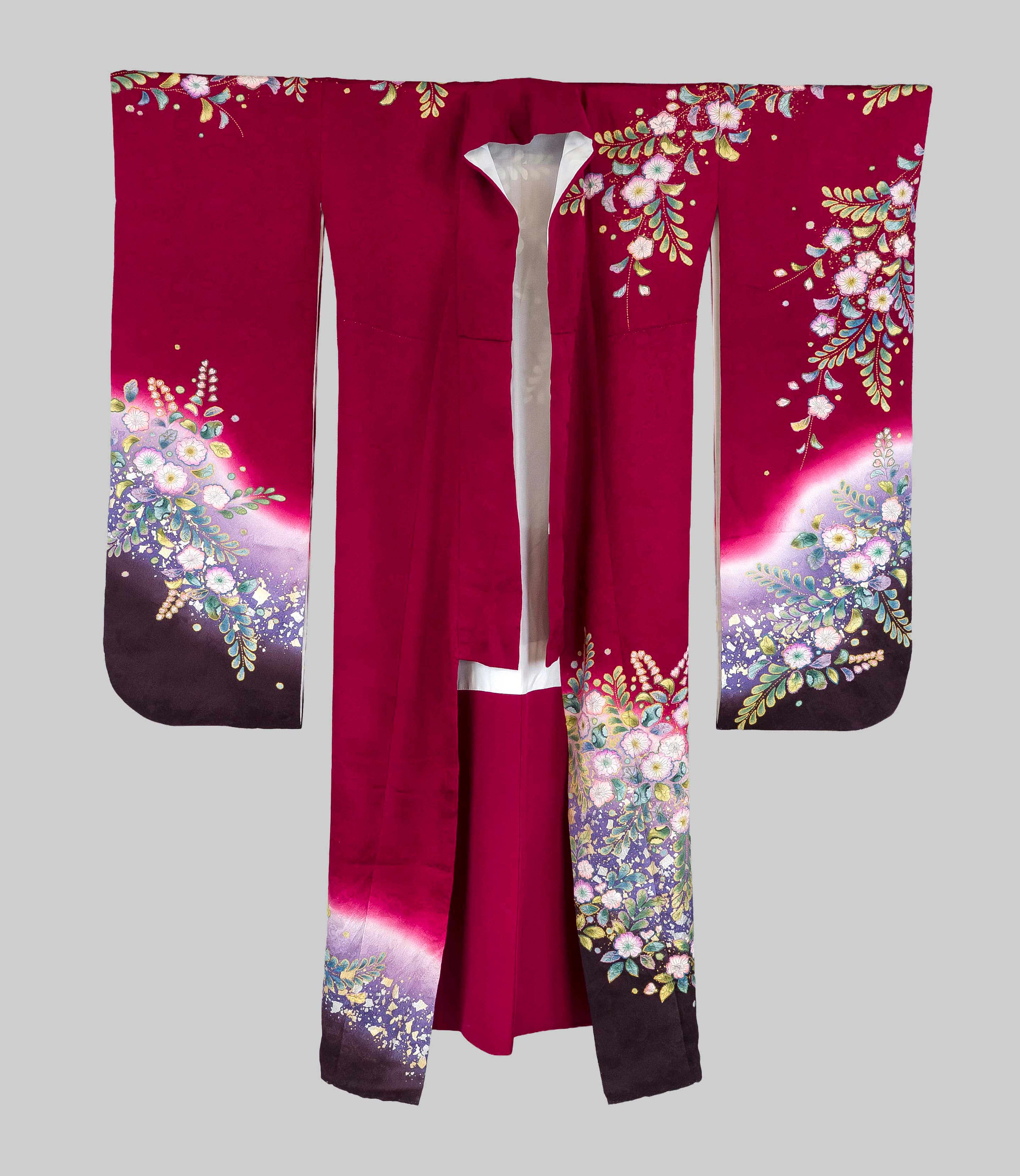 Furisode (Frauenkimono), Japan um
