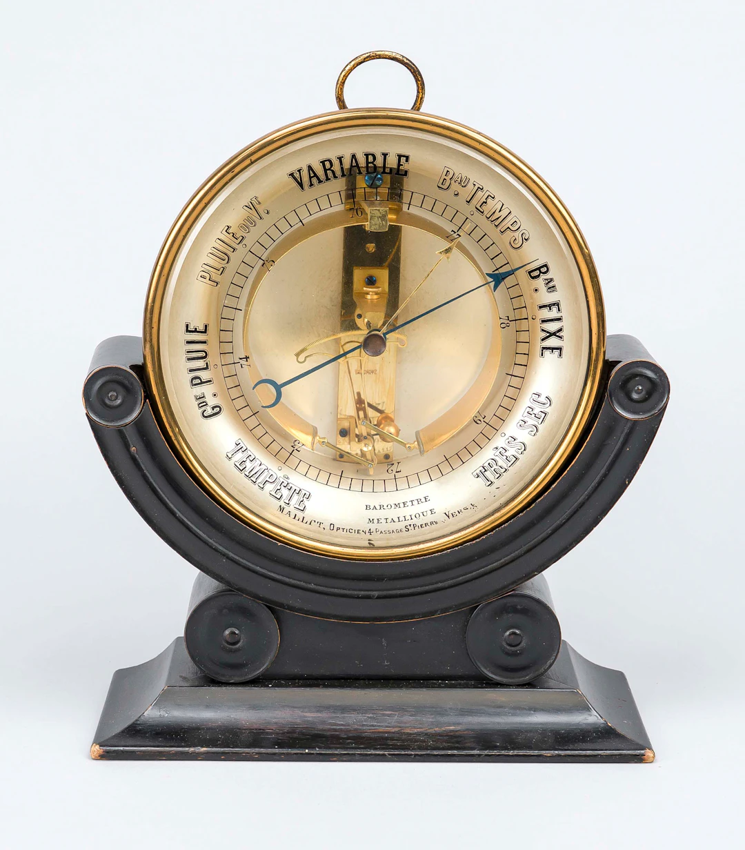 Aneroid-Tischbarometer, Frankreic