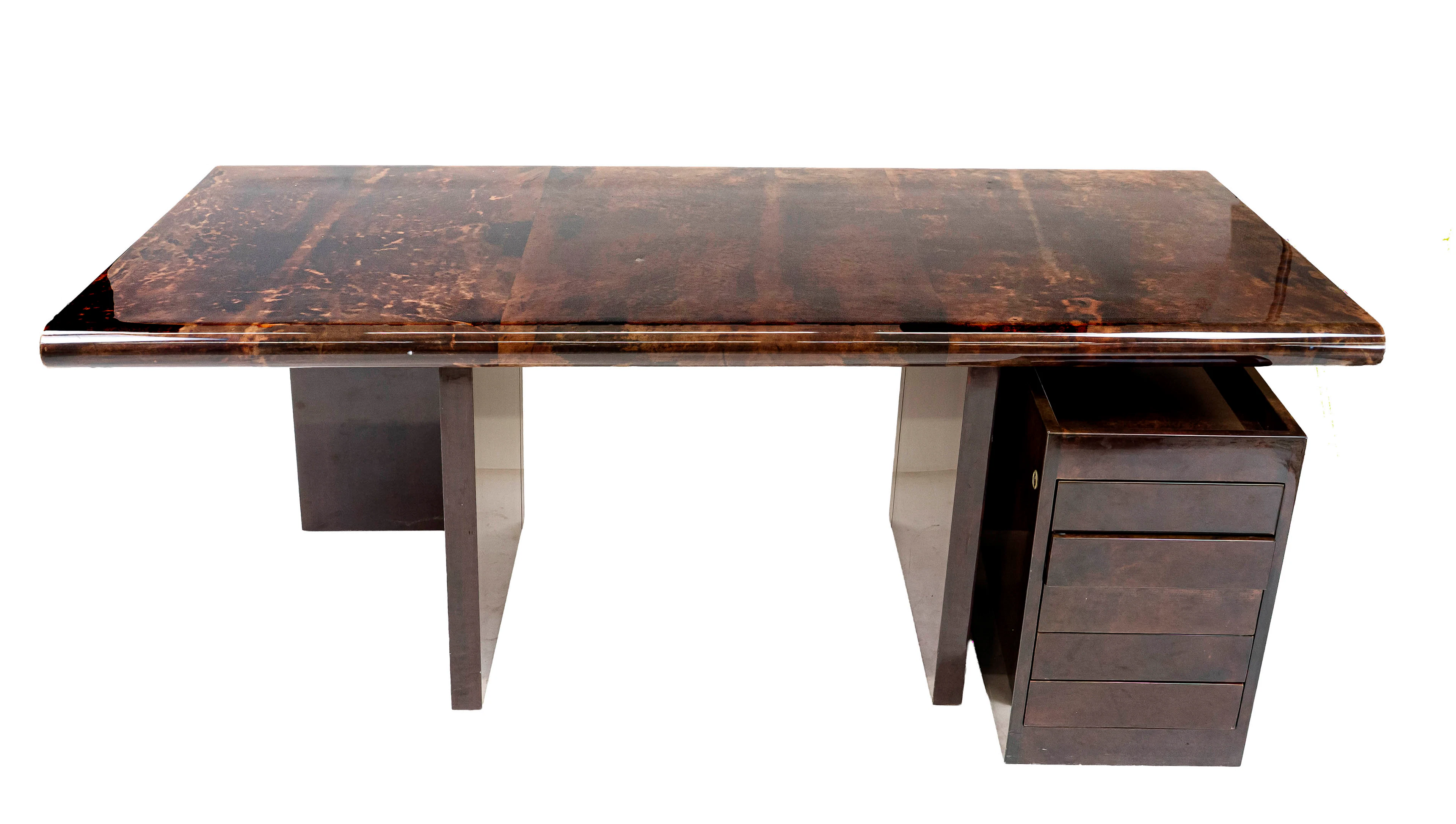 Großer Design-Schreibtisch mit ro
