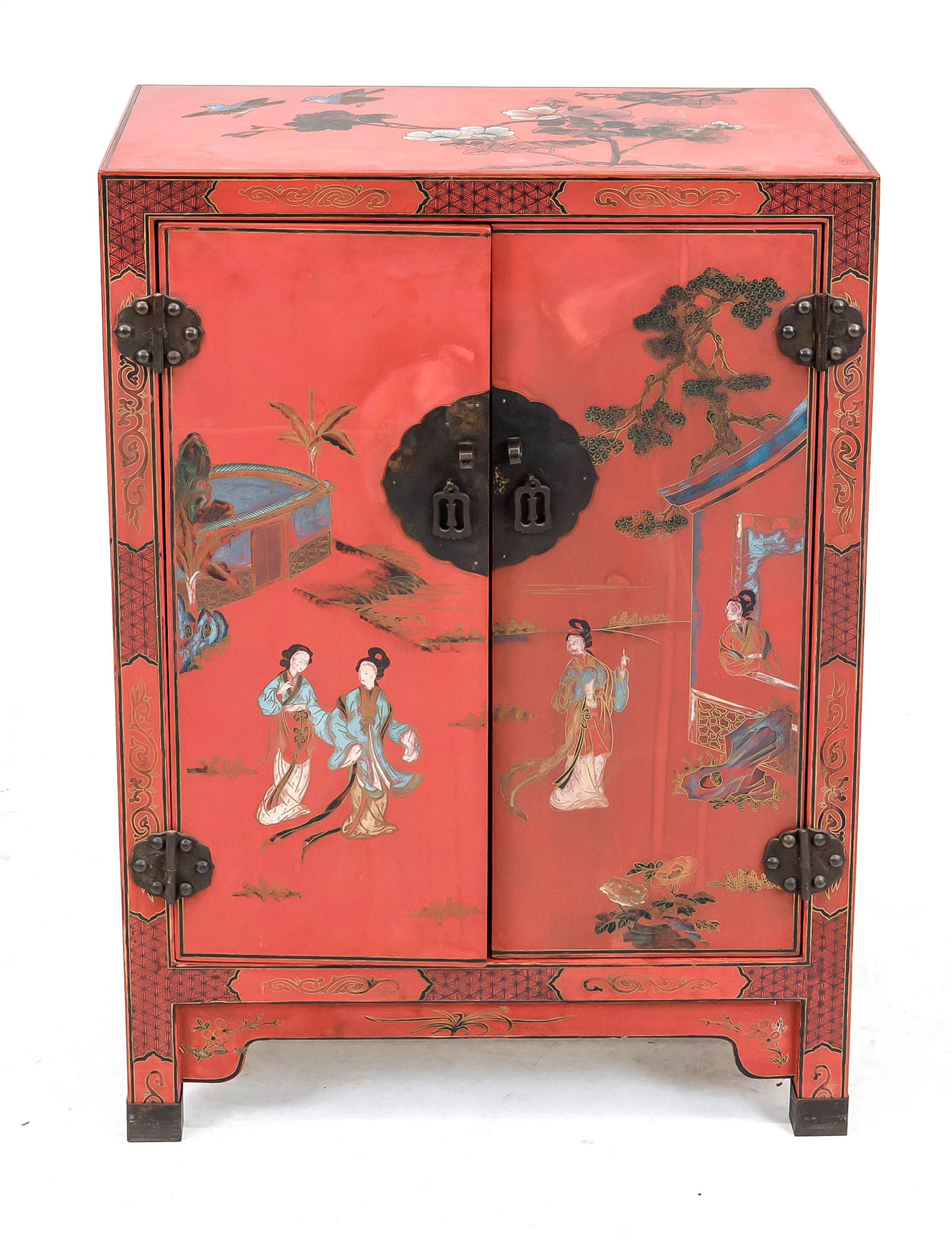 Kleiner Lackschrank, China, 20. J