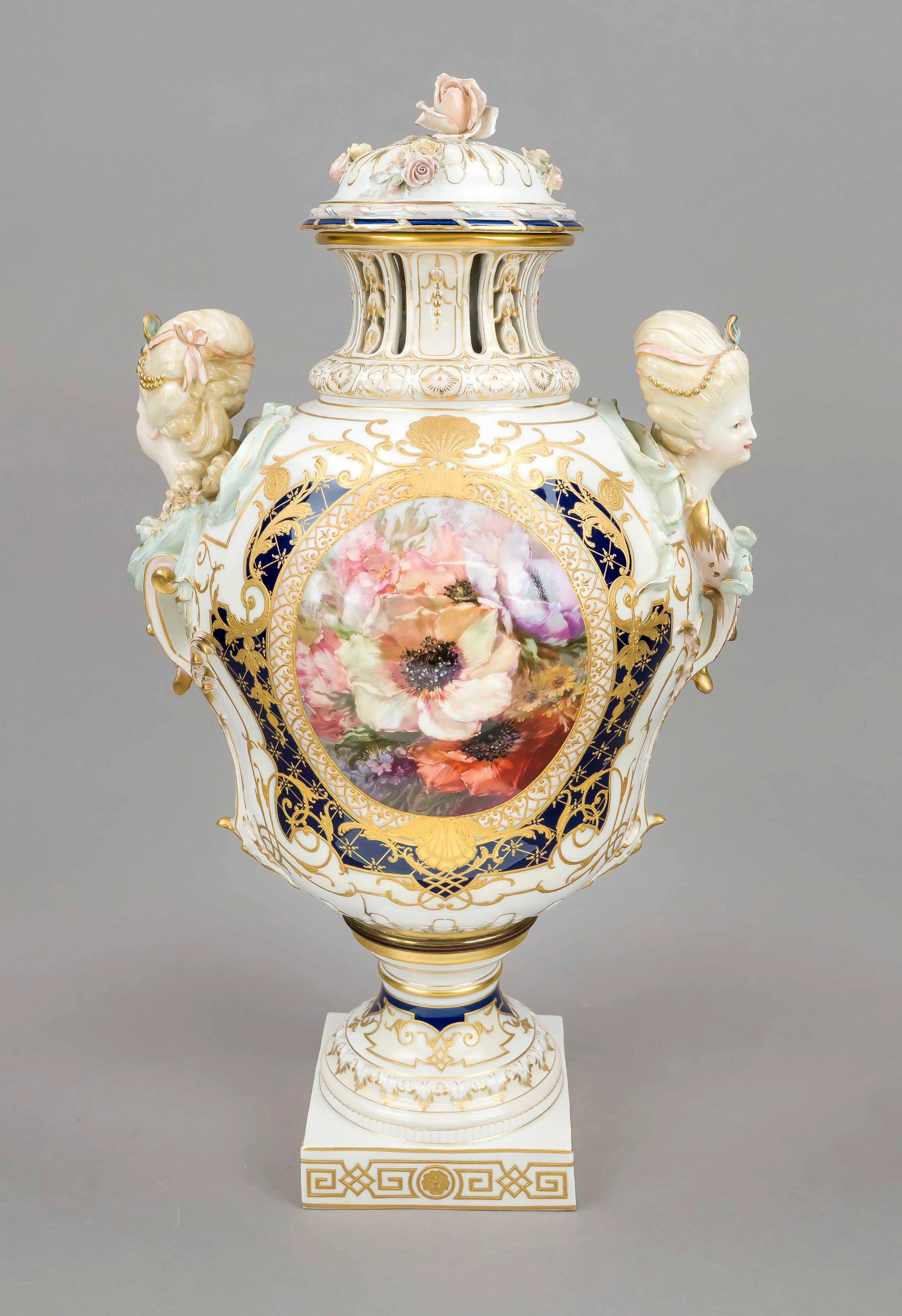 Potpourri Deckelvase, KPM Berlin