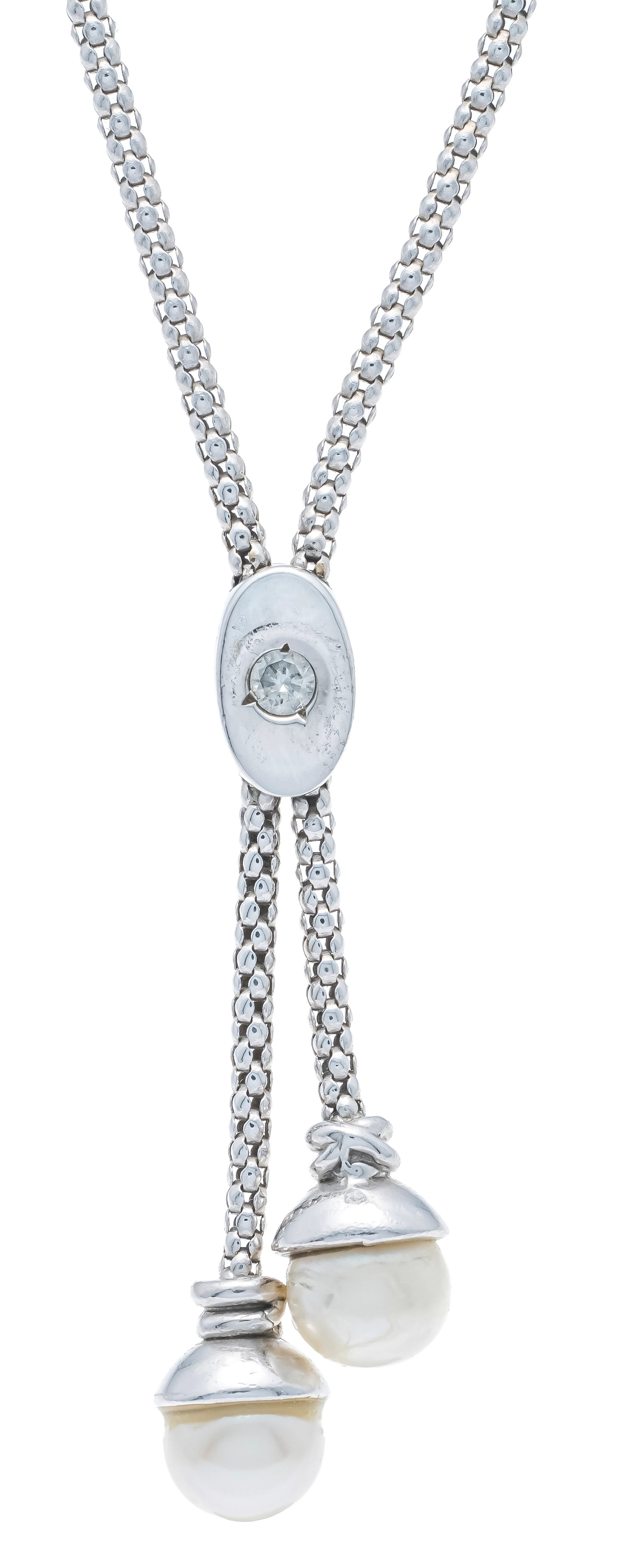 Akoyaperlen-Brillant-Collier WG 7