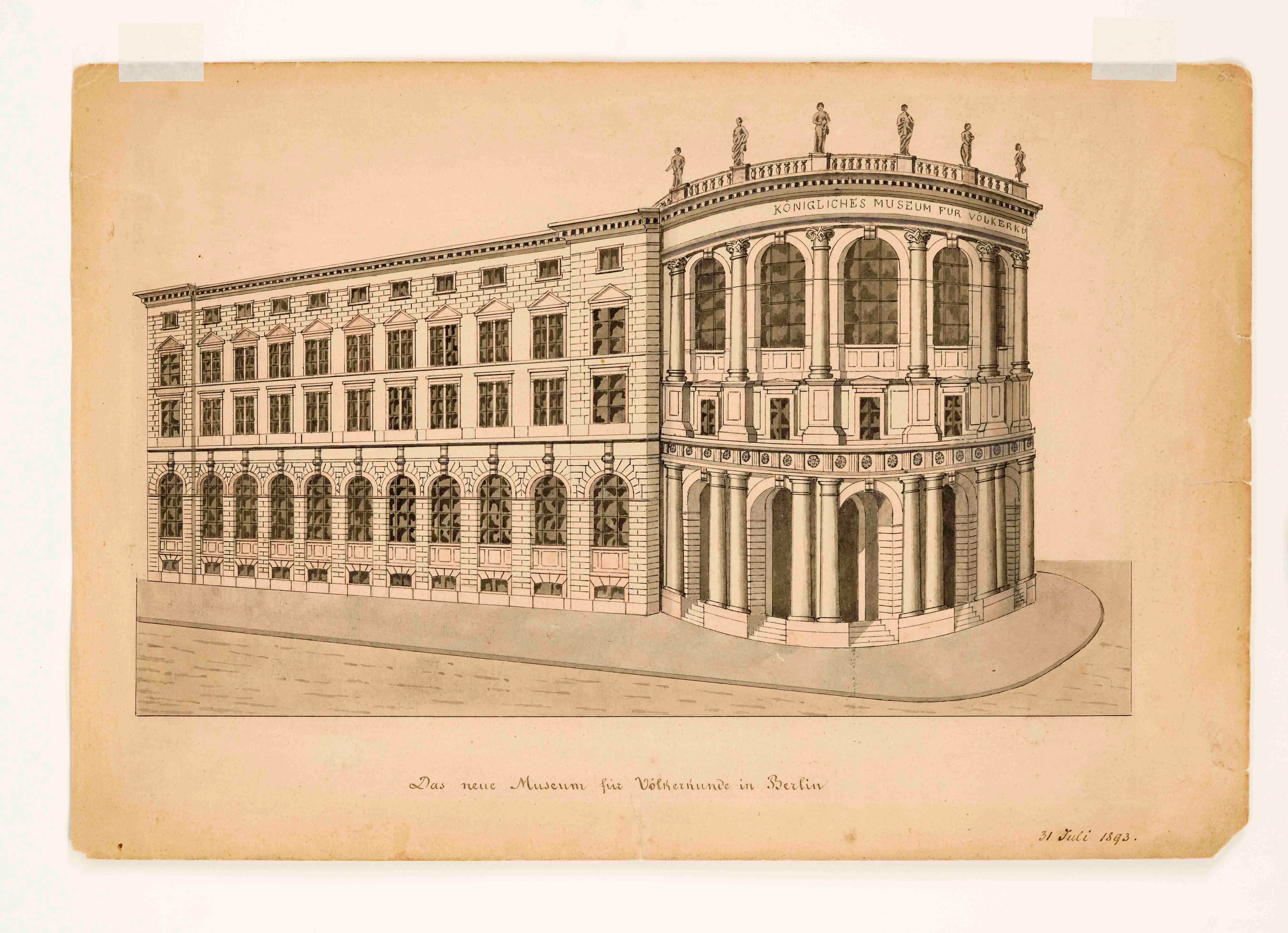Anonymer Architekturzeichner Ende