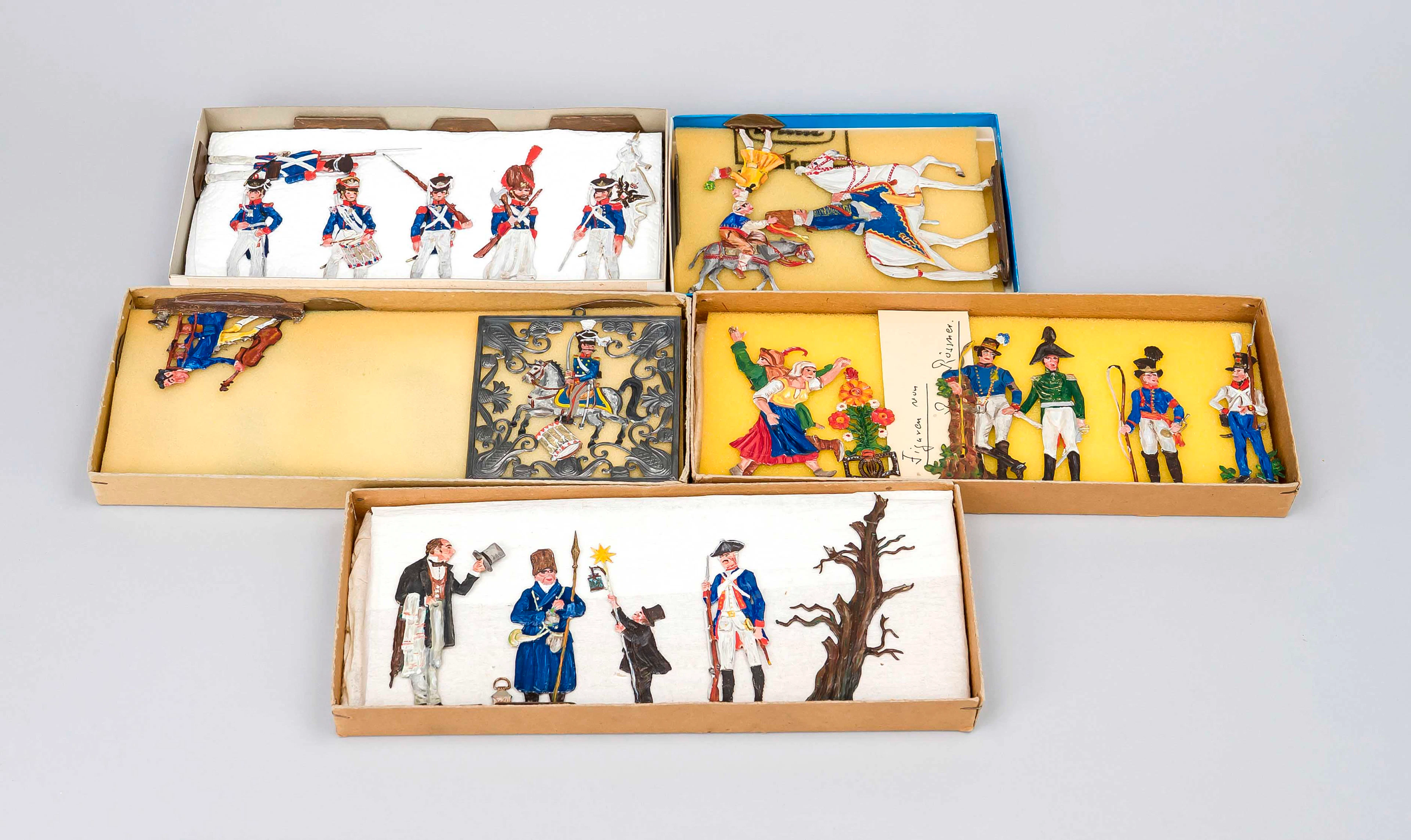 Konvolut Zinnfiguren, 19./20. Jh.