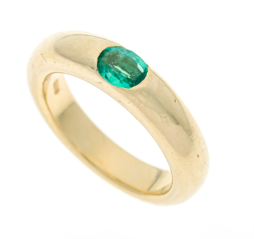 Smaragd-Bandring GG 750/000 mit e