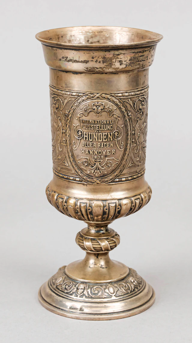 Pokal, Deutsch, um 1880, Juwelier