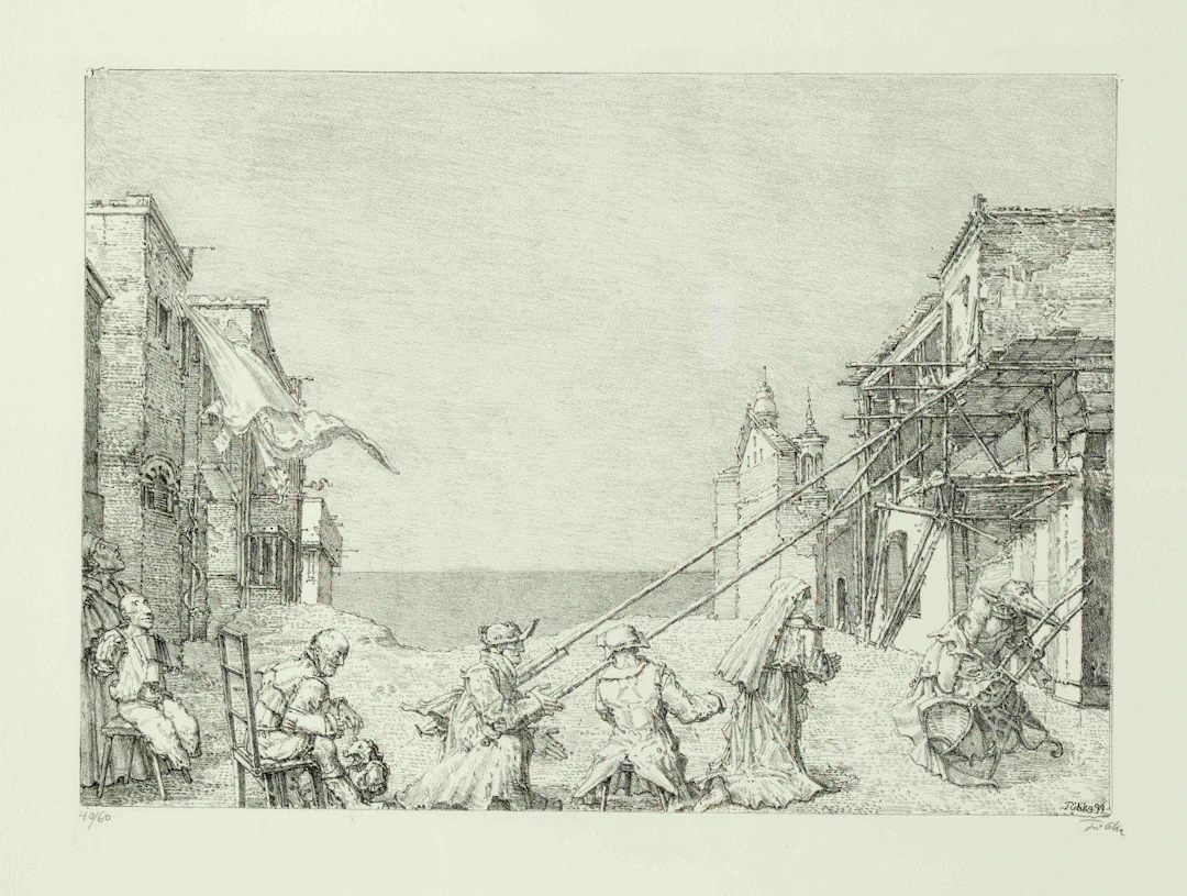 Werner Tübke (1929-2004), ''Platz