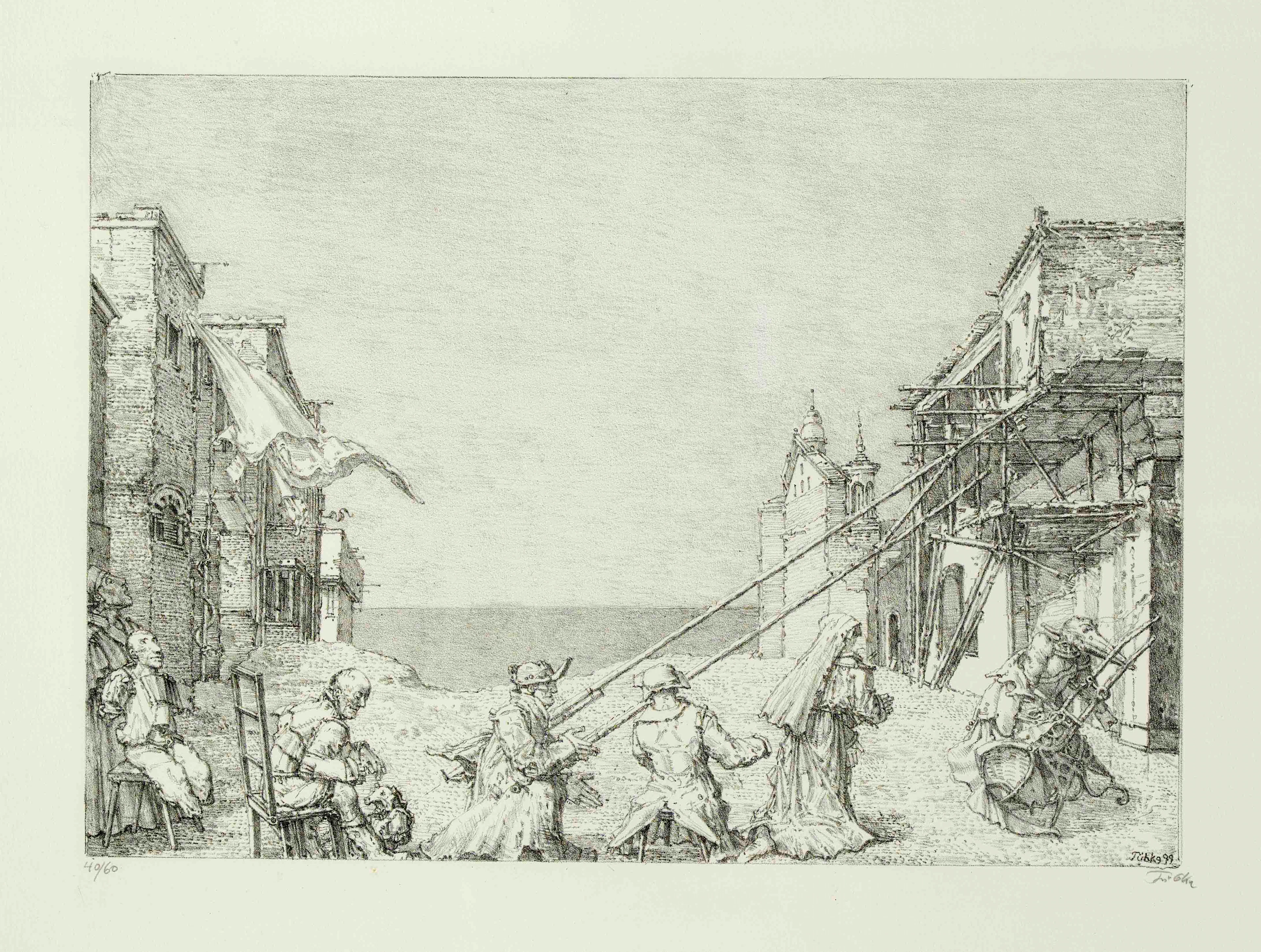 Werner Tübke (1929-2004), ''Platz