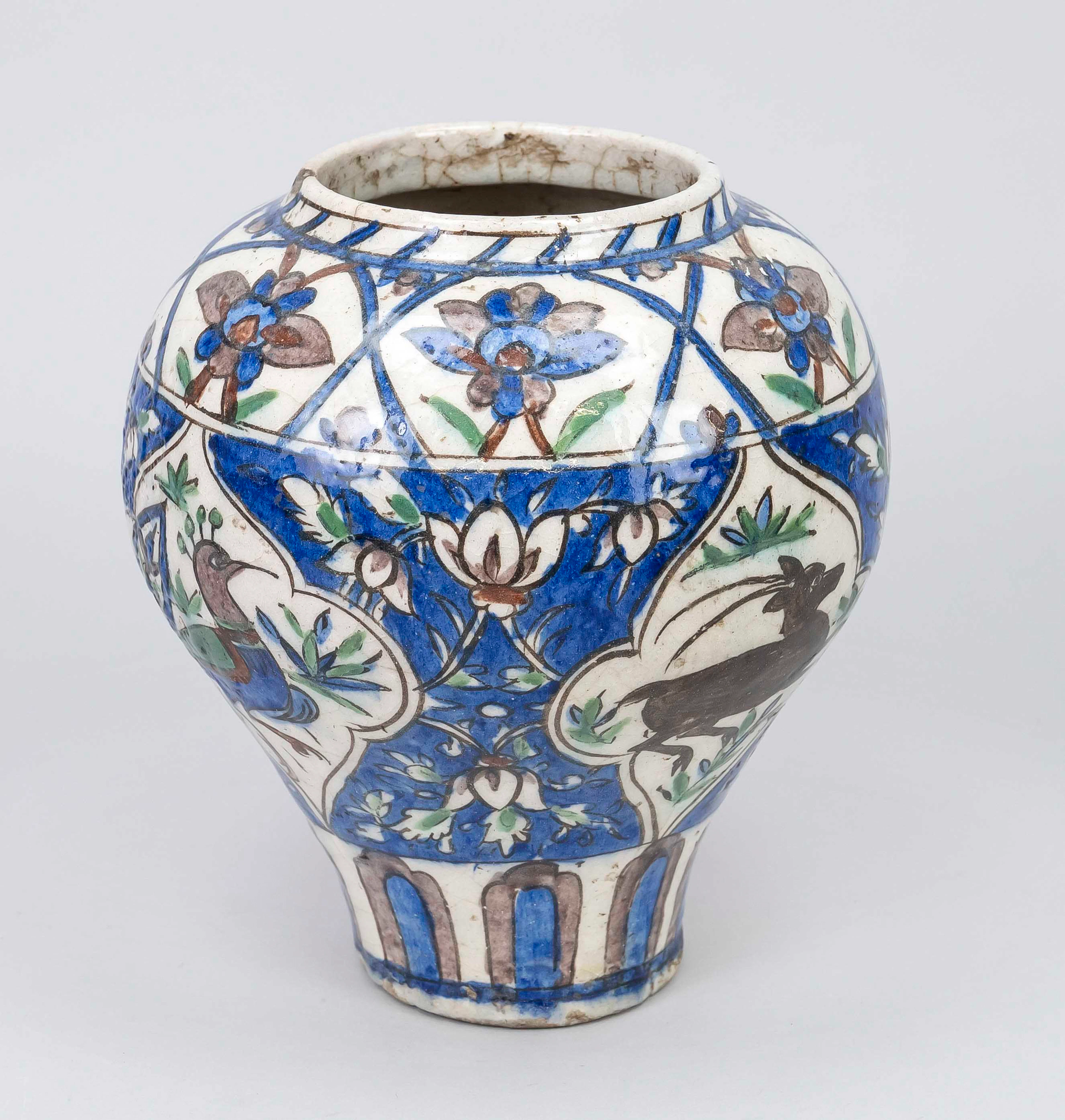 Große Iznik Vase, indo-persischer