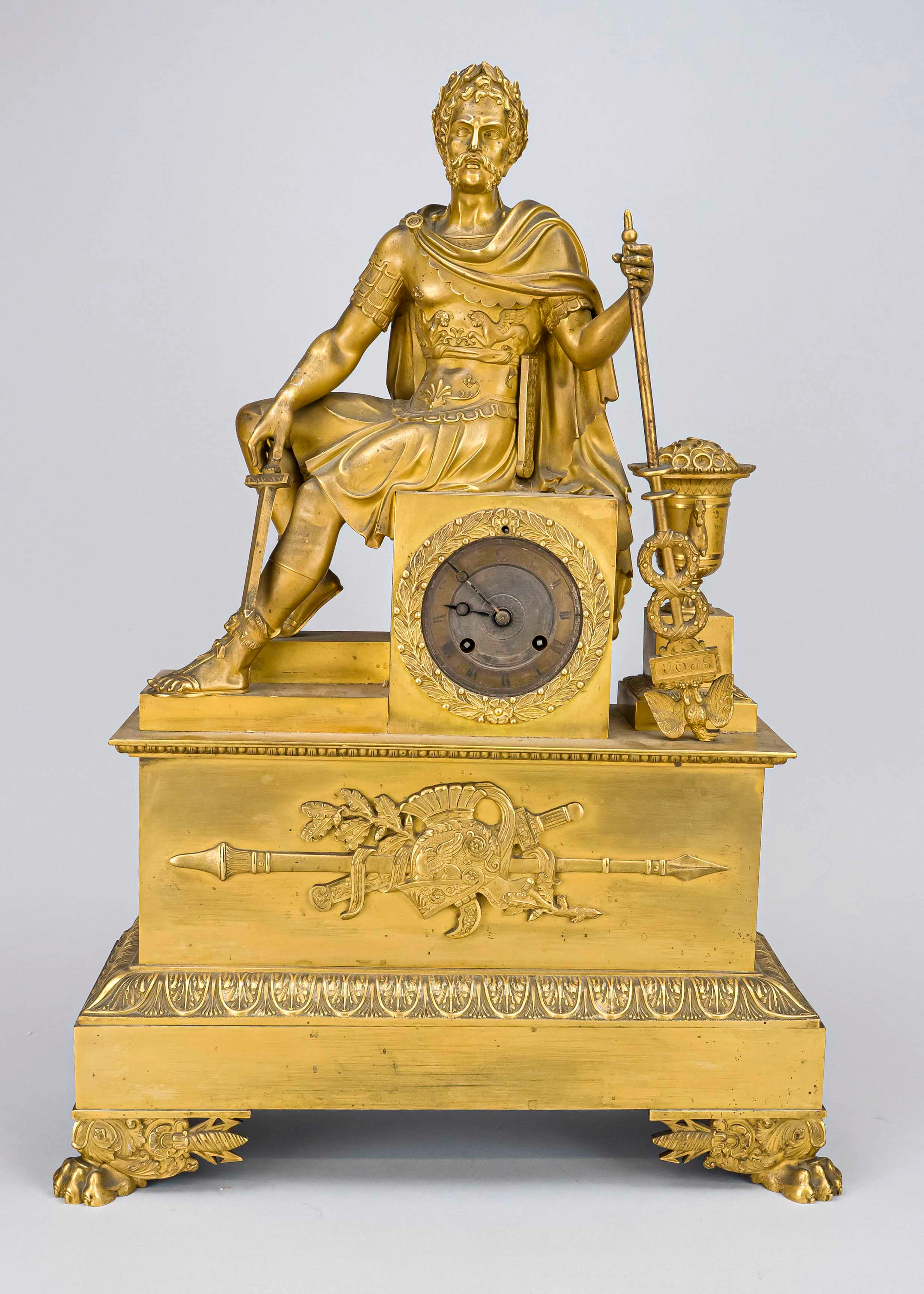 Empire - Figurenpendule, Frankrei
