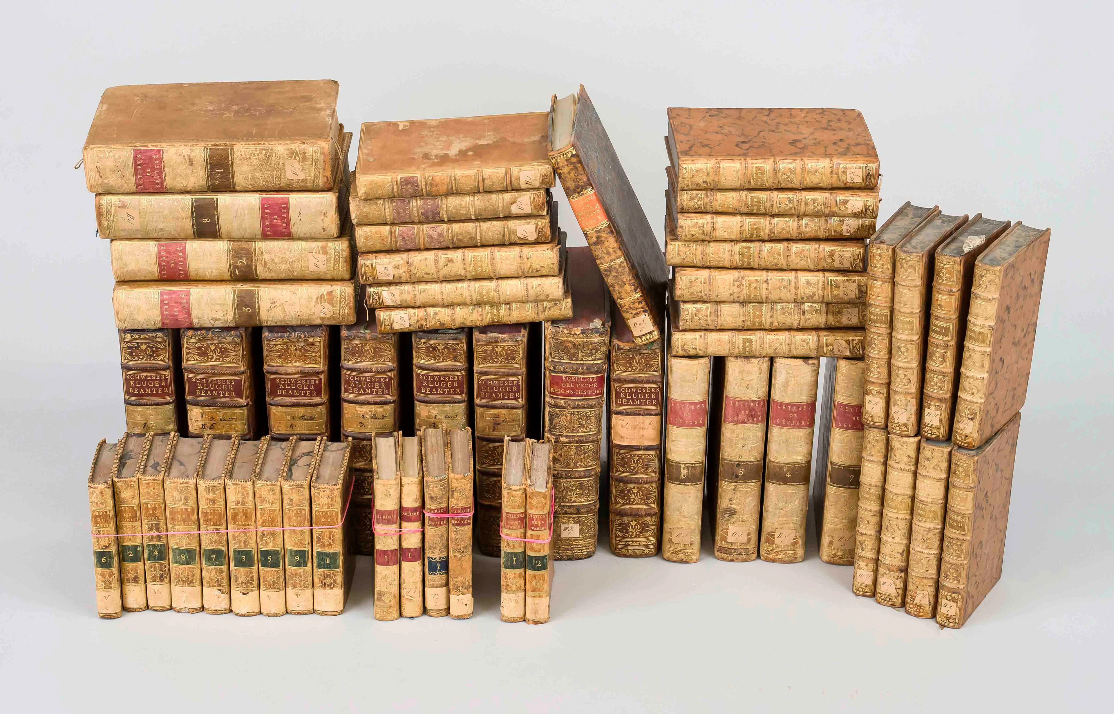 Großes Konvolut Bücher, 18. - 19.
