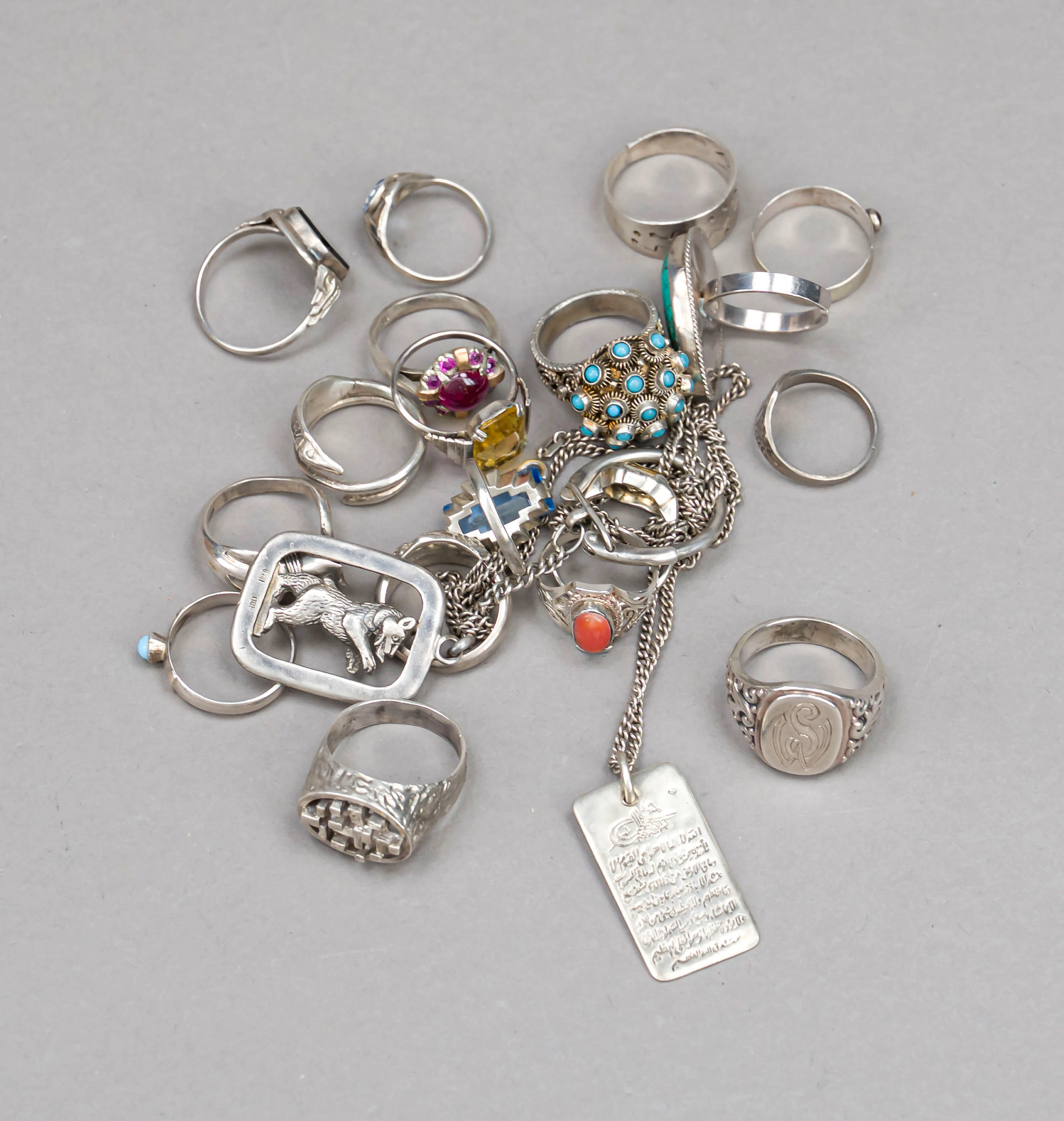 Konvolut Schmuck, 2. H. 20. Jh.