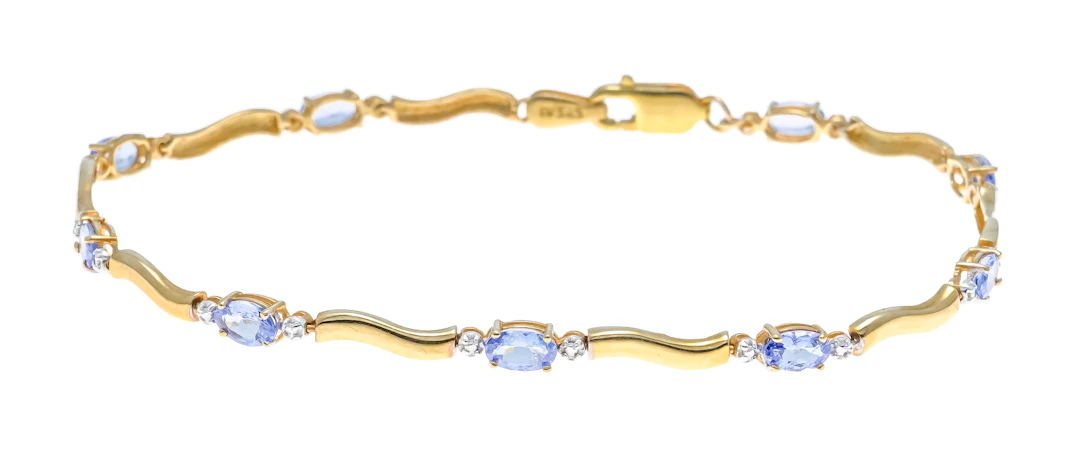 Harry Ivens Tansanit-Armband GG 5