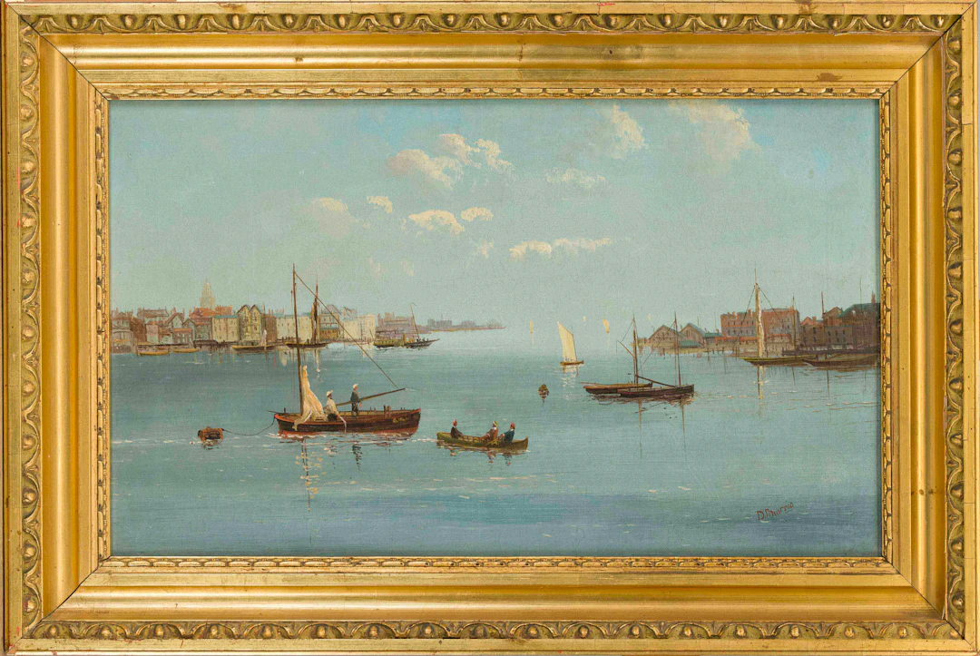 D. Morris, Marinemaler um 1900, F